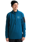 Product image of Men's Burton [ak] Helium Grid Half-Zip Fleece[Variant:Blue Teal]