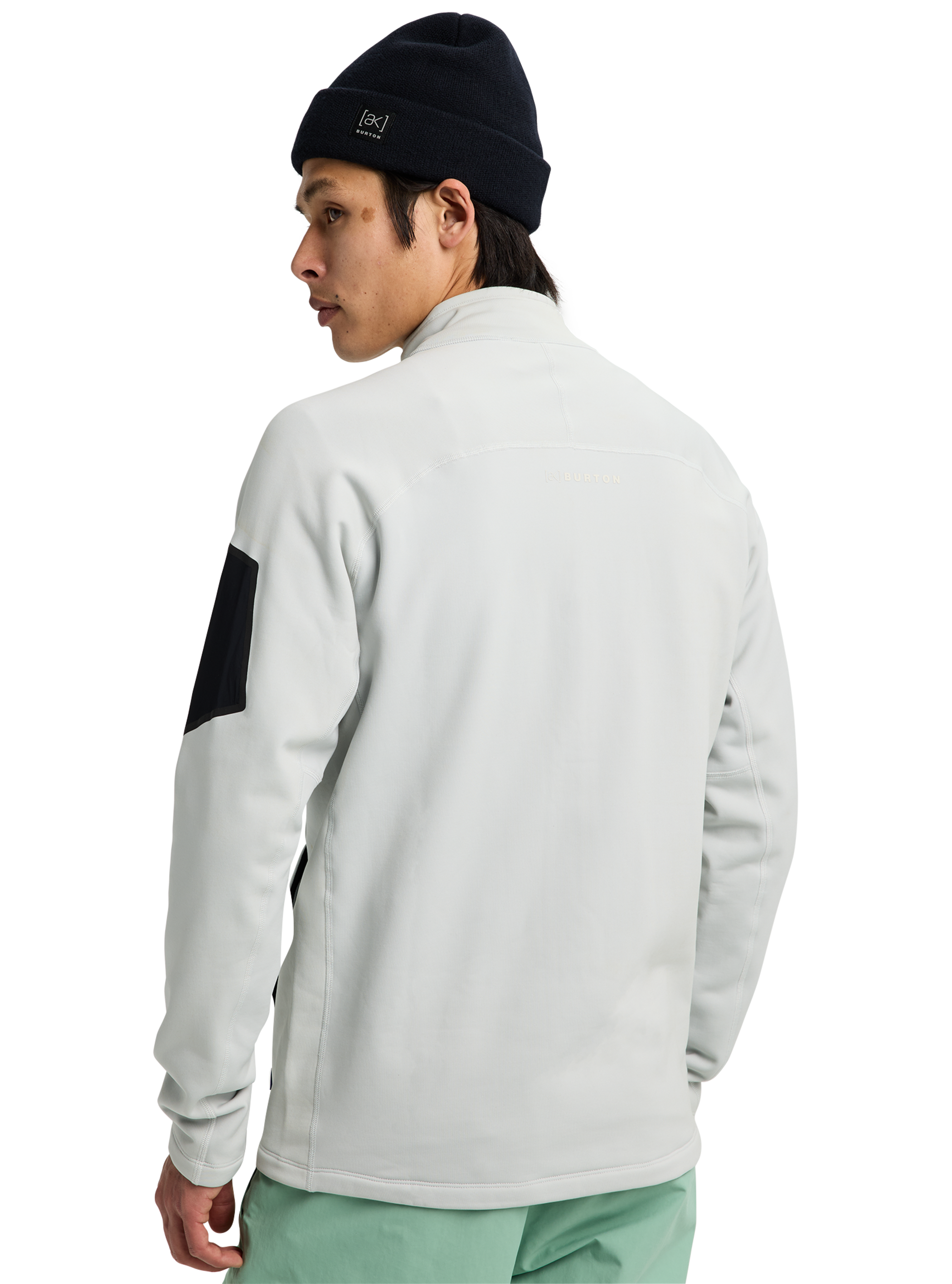 Product image of Men's Burton [ak] Baker Stretch Full-Zip Fleece[Variant:Gray Cloud]