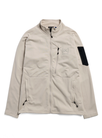 Product image of Men's Burton [ak] Baker Stretch Fleece Full-Zip[Variant:Chinchilla Gray]