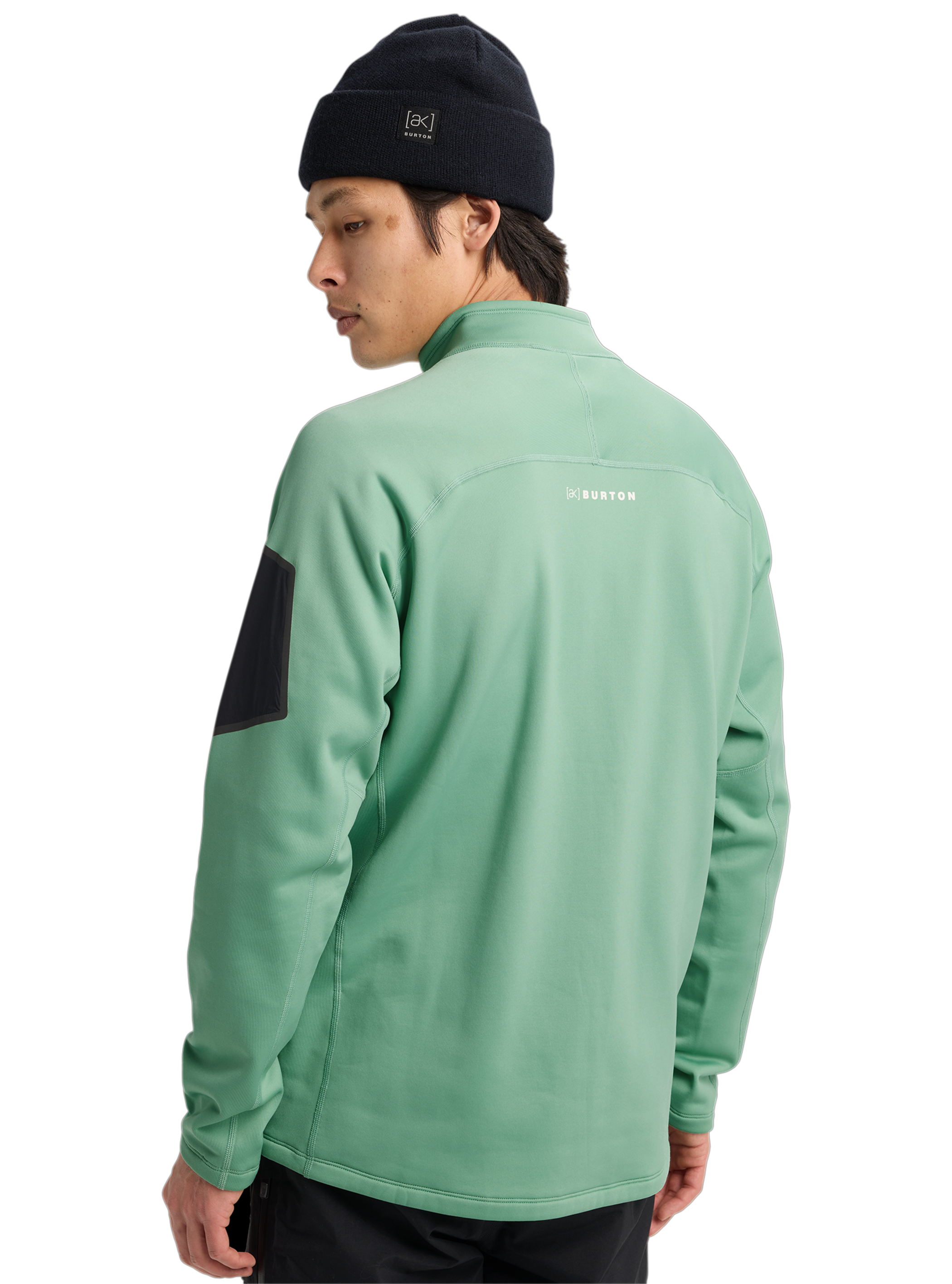 Product image of Men's Burton [ak] Baker Stretch Full-Zip Fleece[Variant:Soft Sage]
