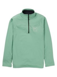 Product image of Women's Burton [ak] Helium Grid Quarter-Zip Fleece[Variant:Soft Sage]