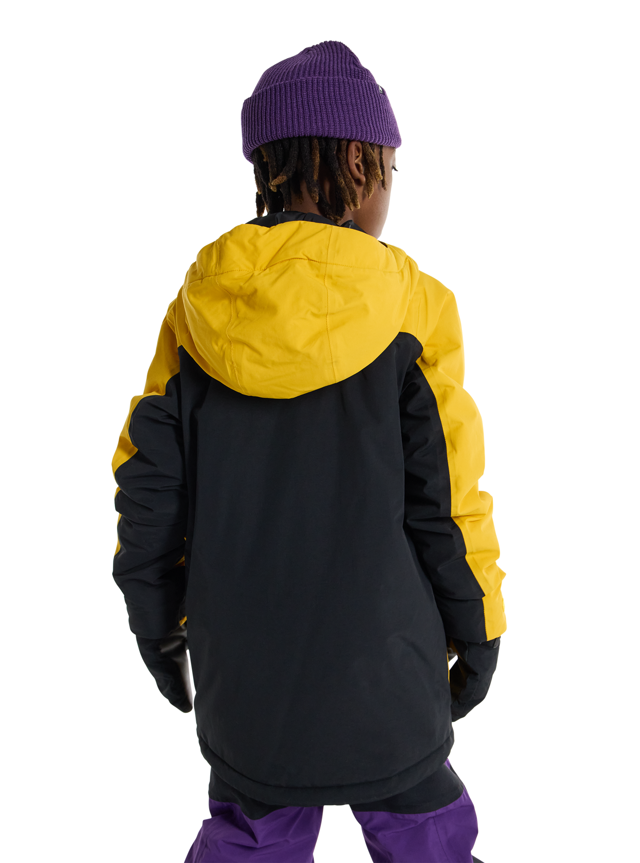 Product image of Kids' Burton Ascutney 2L Jacket[Variant:Goldenrod / True Black]