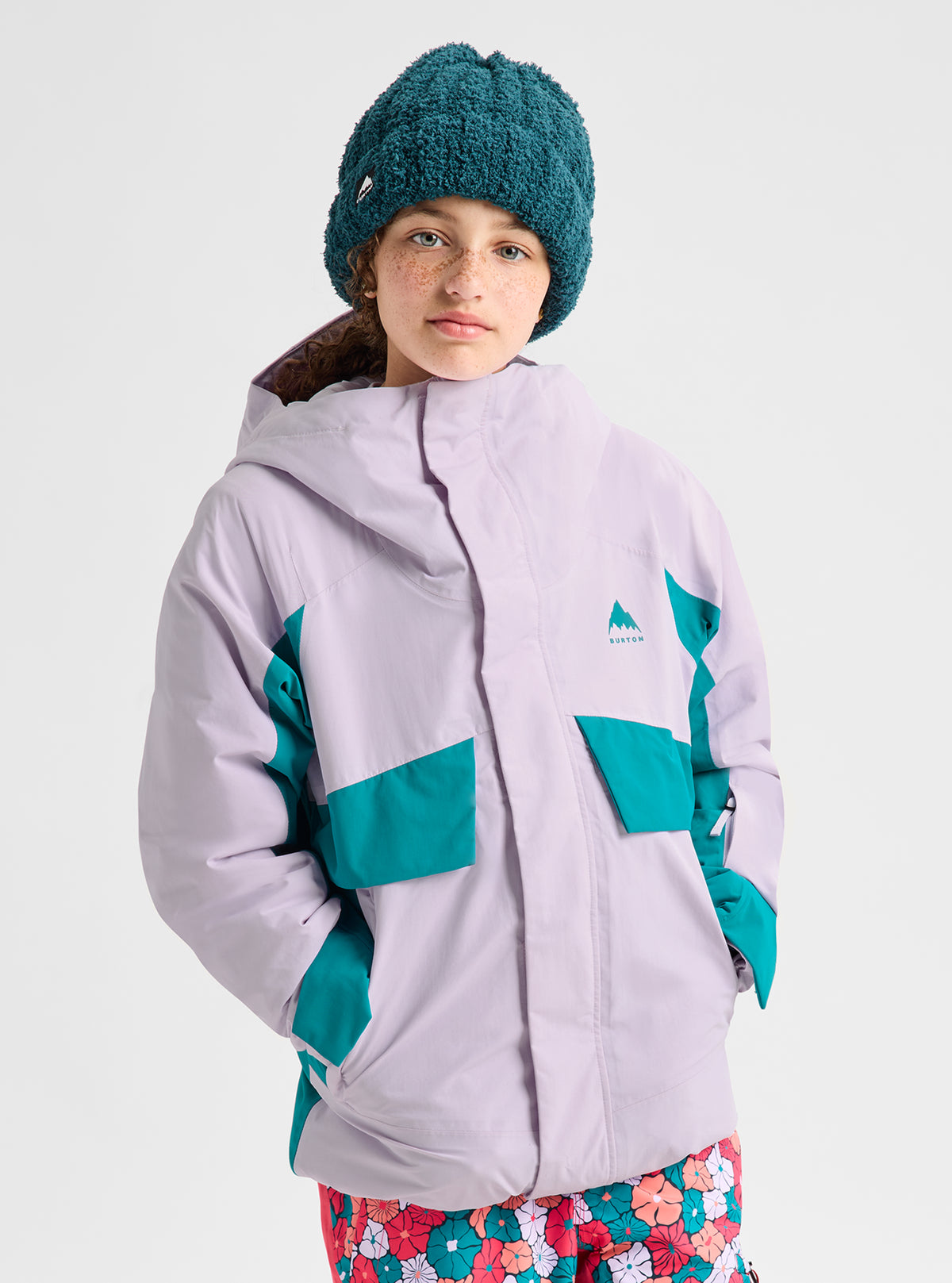Product image of Kids' Burton Ascutney 2L Jacket[Variant:Moondust Purple / Pacific Teal]