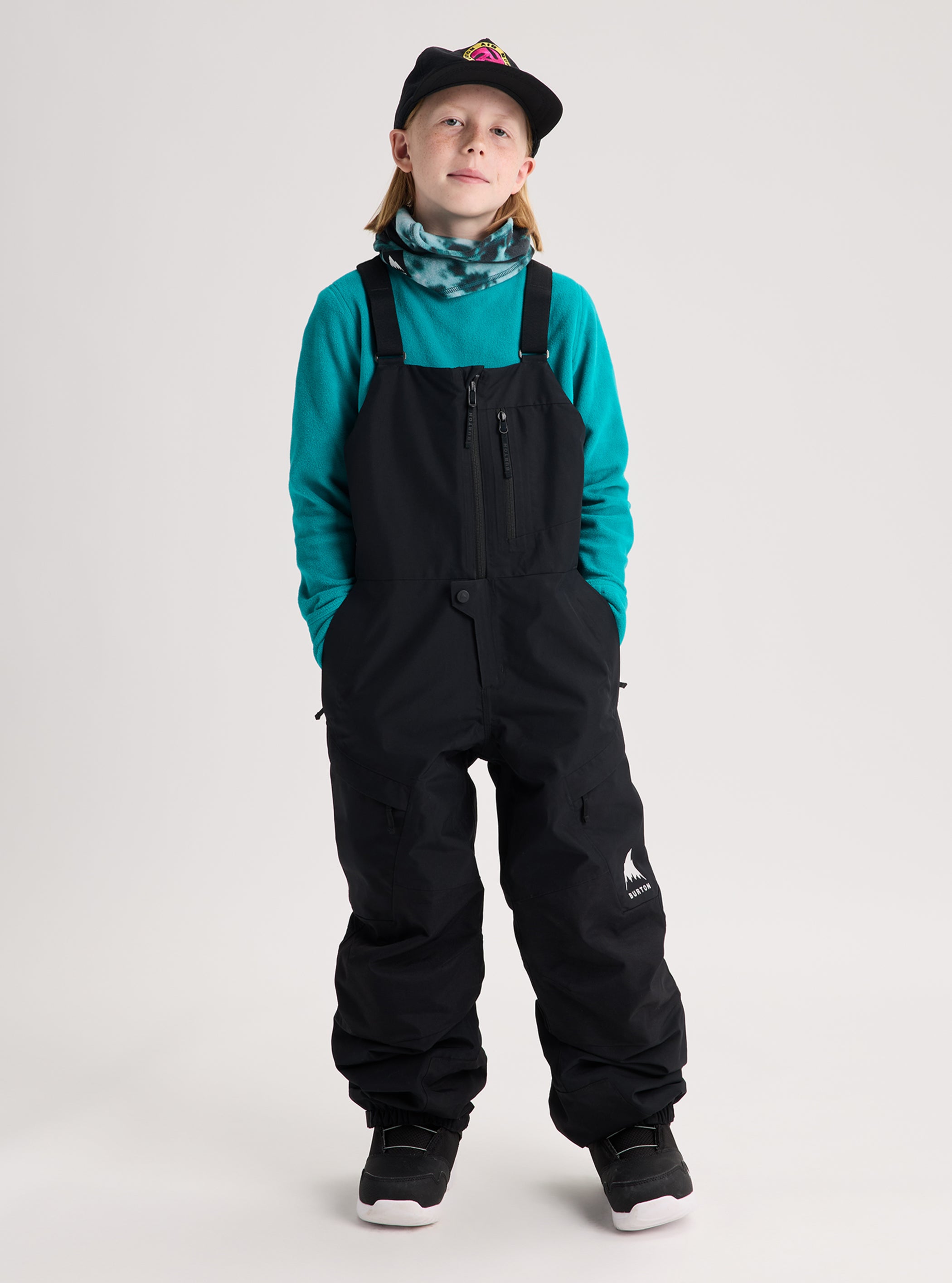 Product image of Kids' Burton Powline GORE-TEX Bib Pants[Variant:True Black]