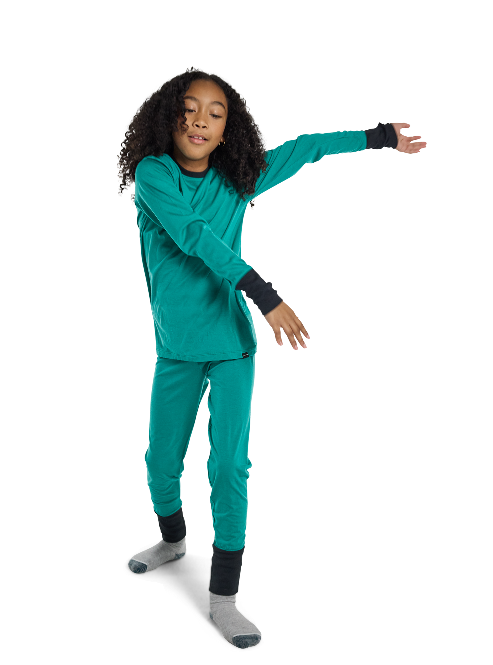 Product image of Kids' & Toddlers' Burton Merino Base Layer Set[Variant:Regal Teal]
