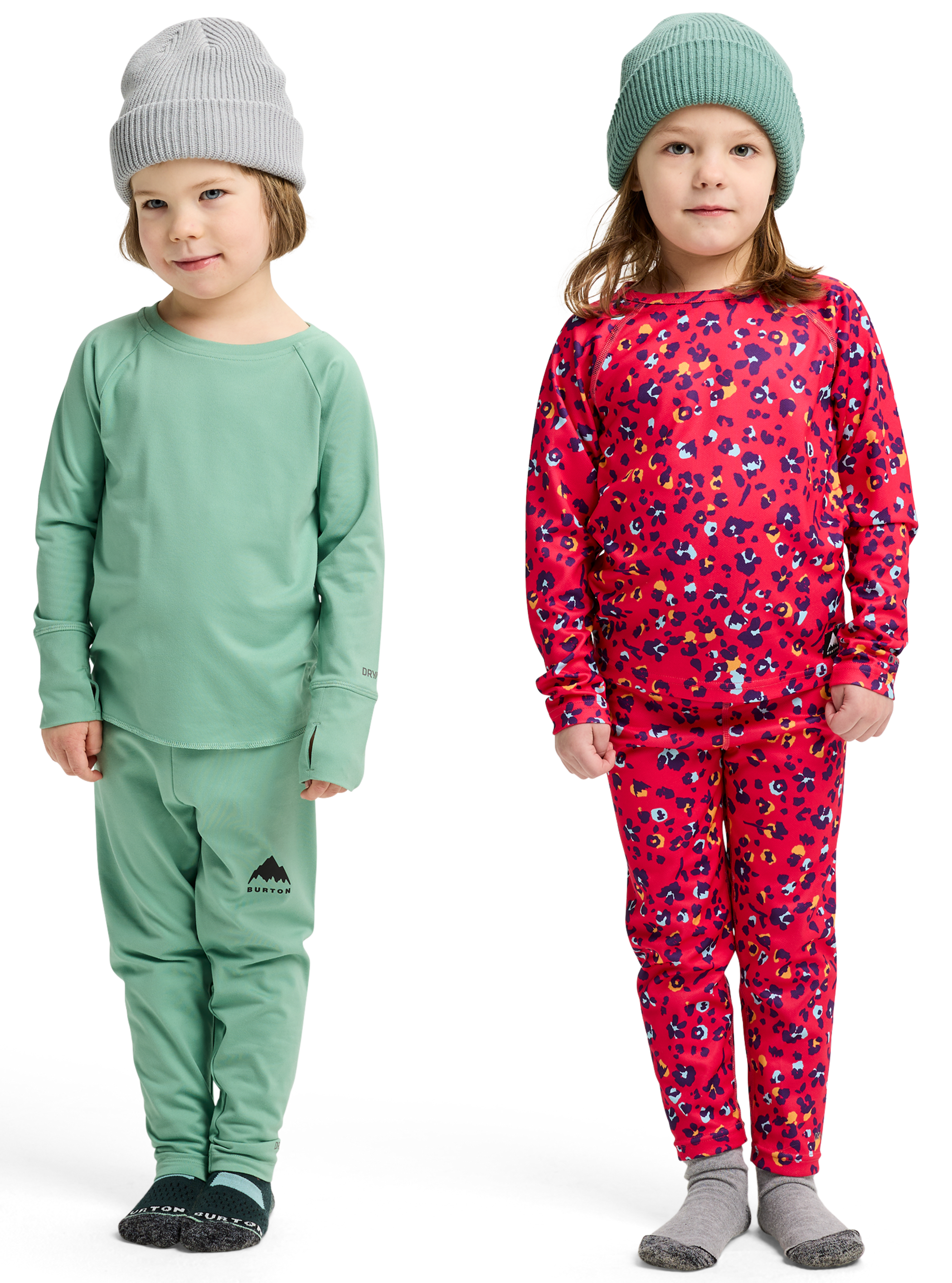 キッズ&トドラー Burton ミッドウェイト ベースレイヤー セット