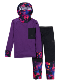 Product image of Kids' Burton Outbeam Merino Wool Set[Variant:Imperial Purple / True Black]