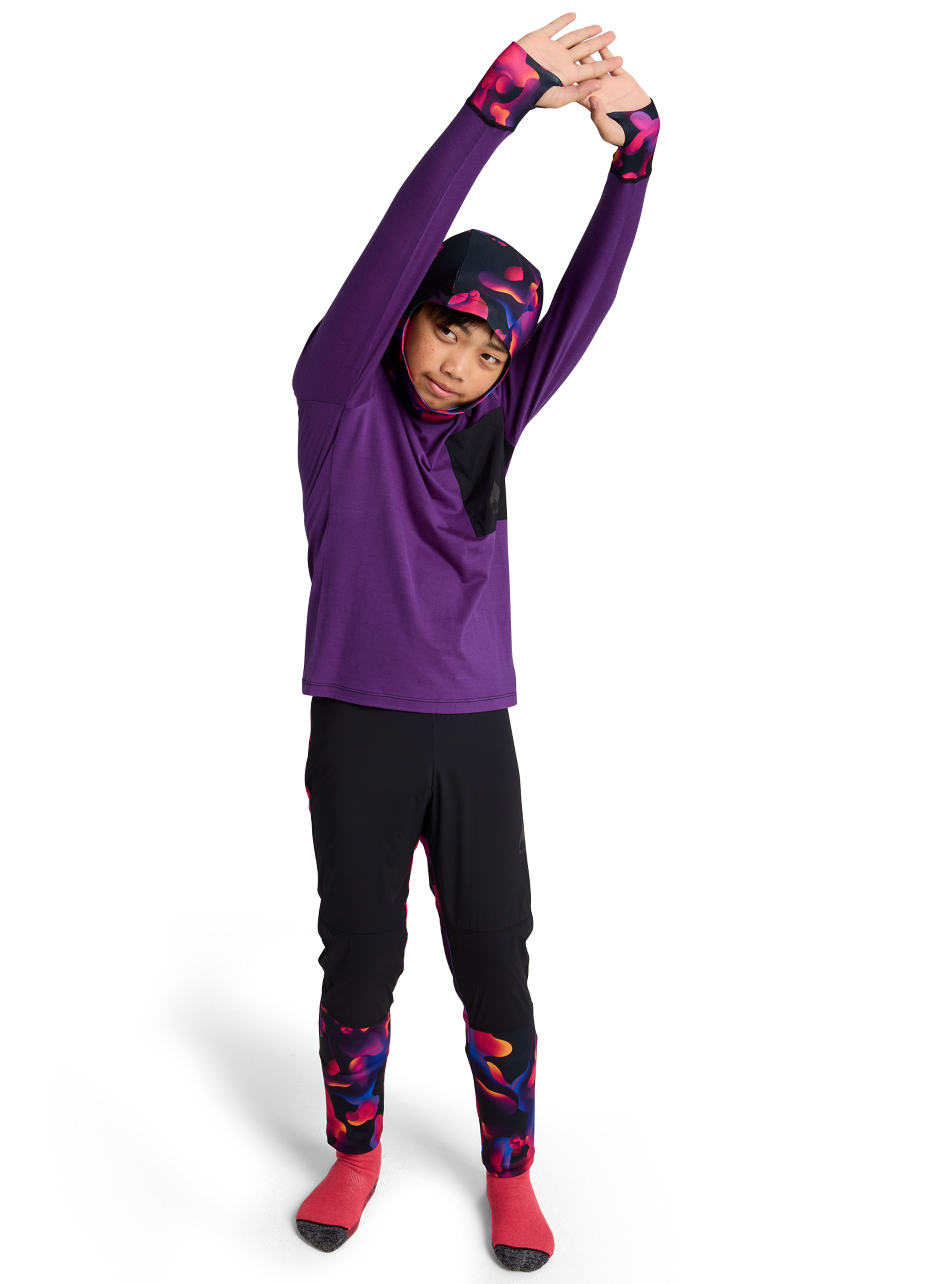 キッズ Burton アウトビーム メリノウール セット
