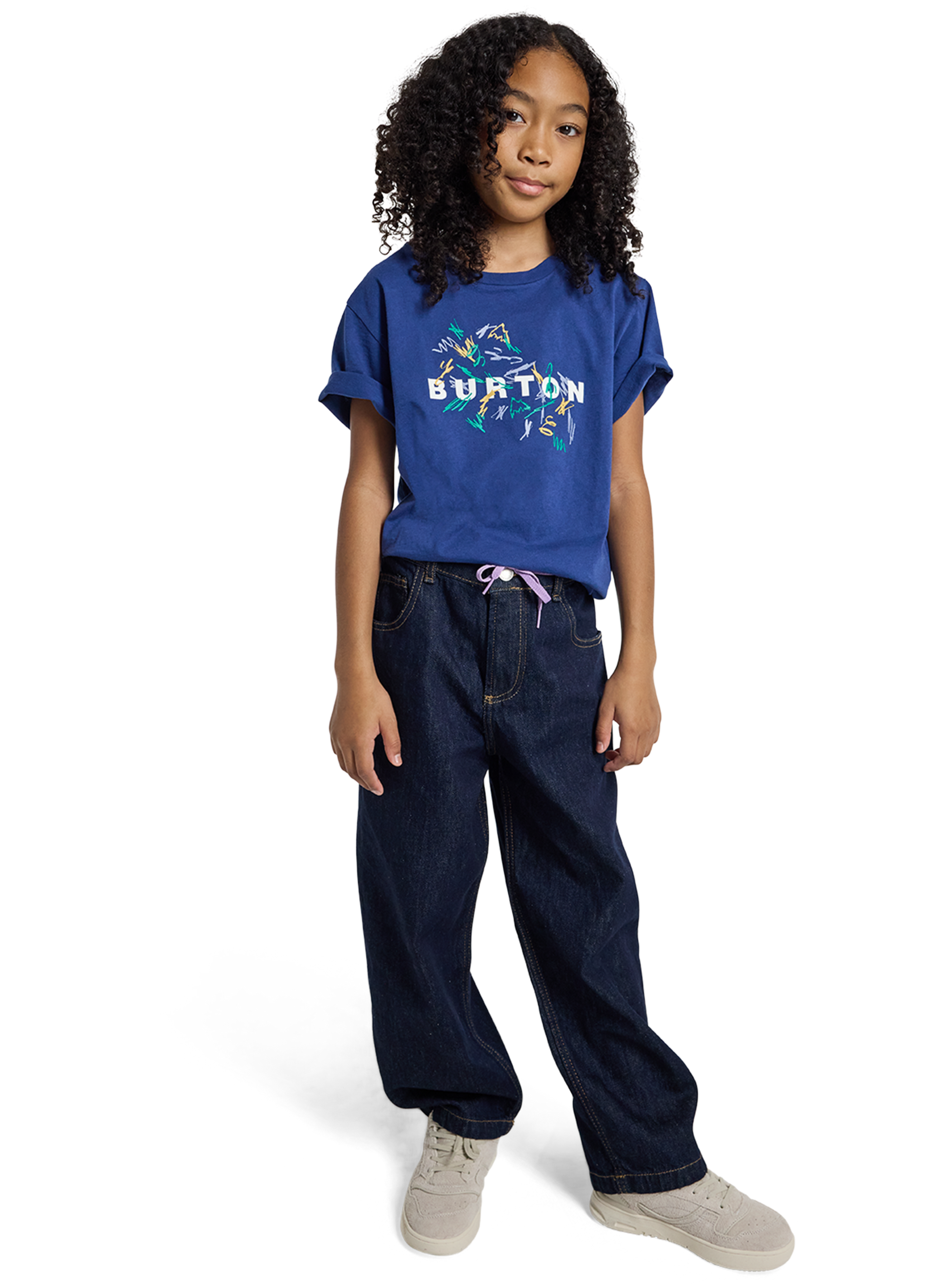 キッズ Burton スクリブル ショートスリーブ Tシャツ