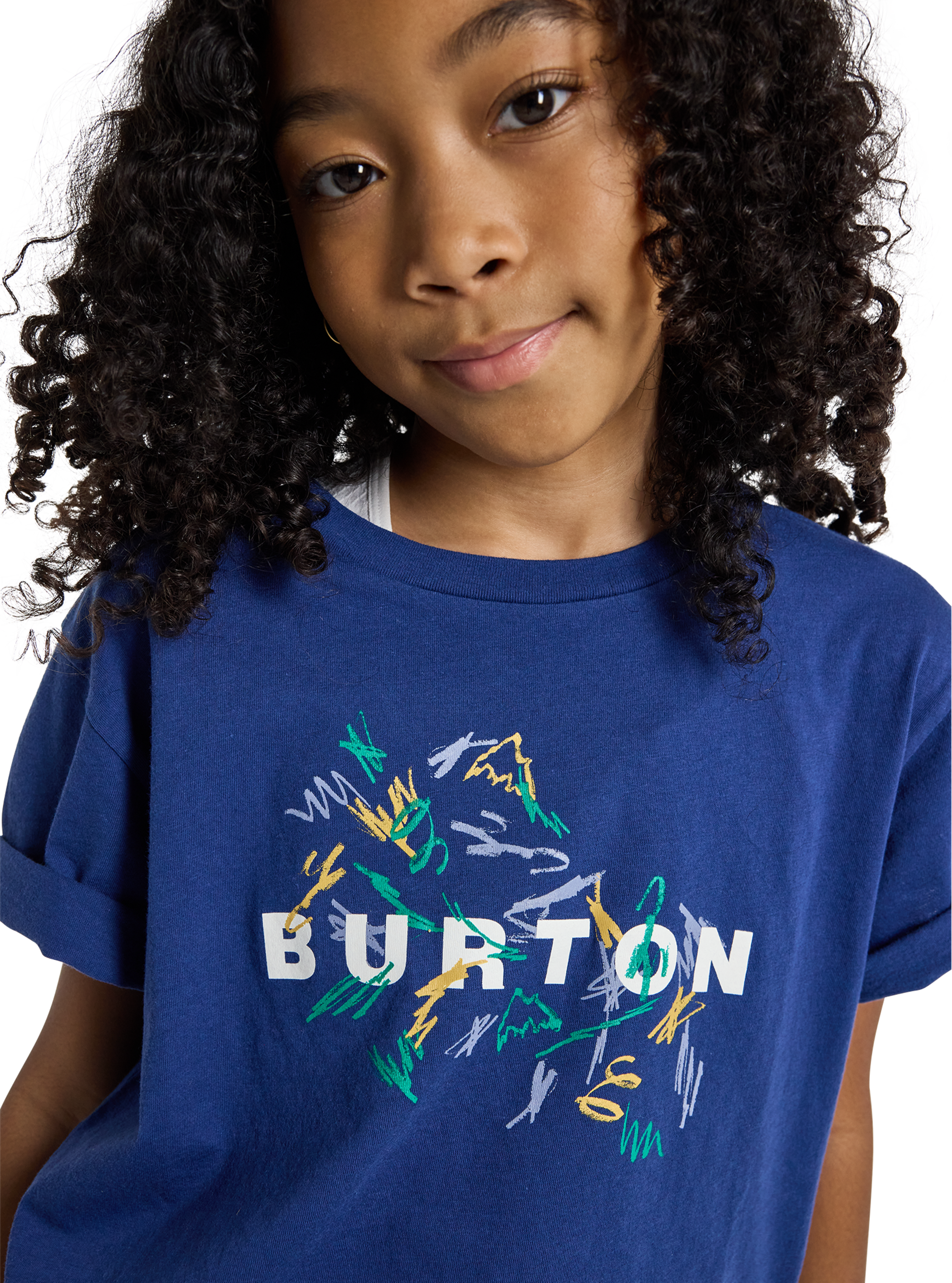 キッズ Burton スクリブル ショートスリーブ Tシャツ