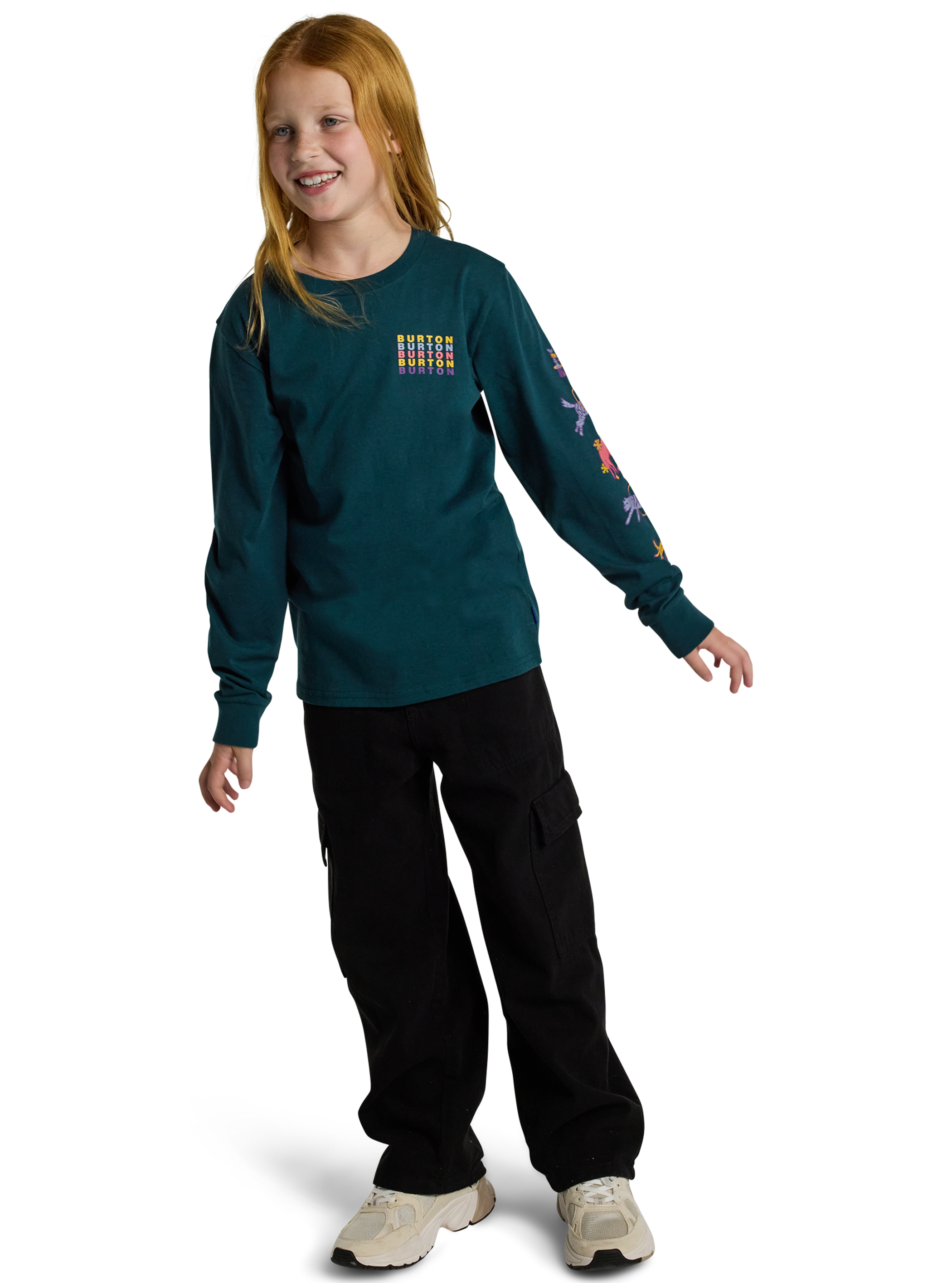 キッズ Burton アニマルショー ロングスリーブ Tシャツ