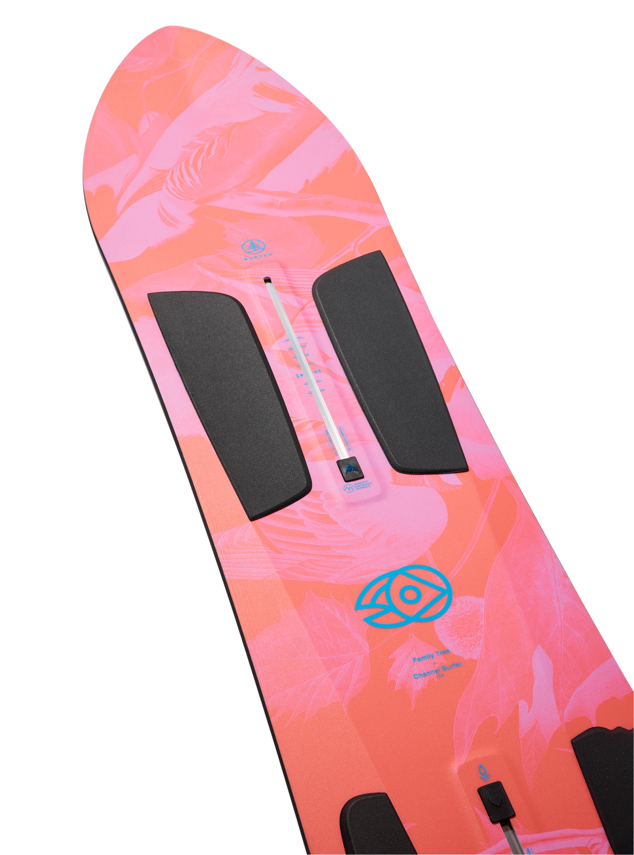 【サンプル】Burton ファミリーツリー 3D Channel サーファー Flat Top スノーボード