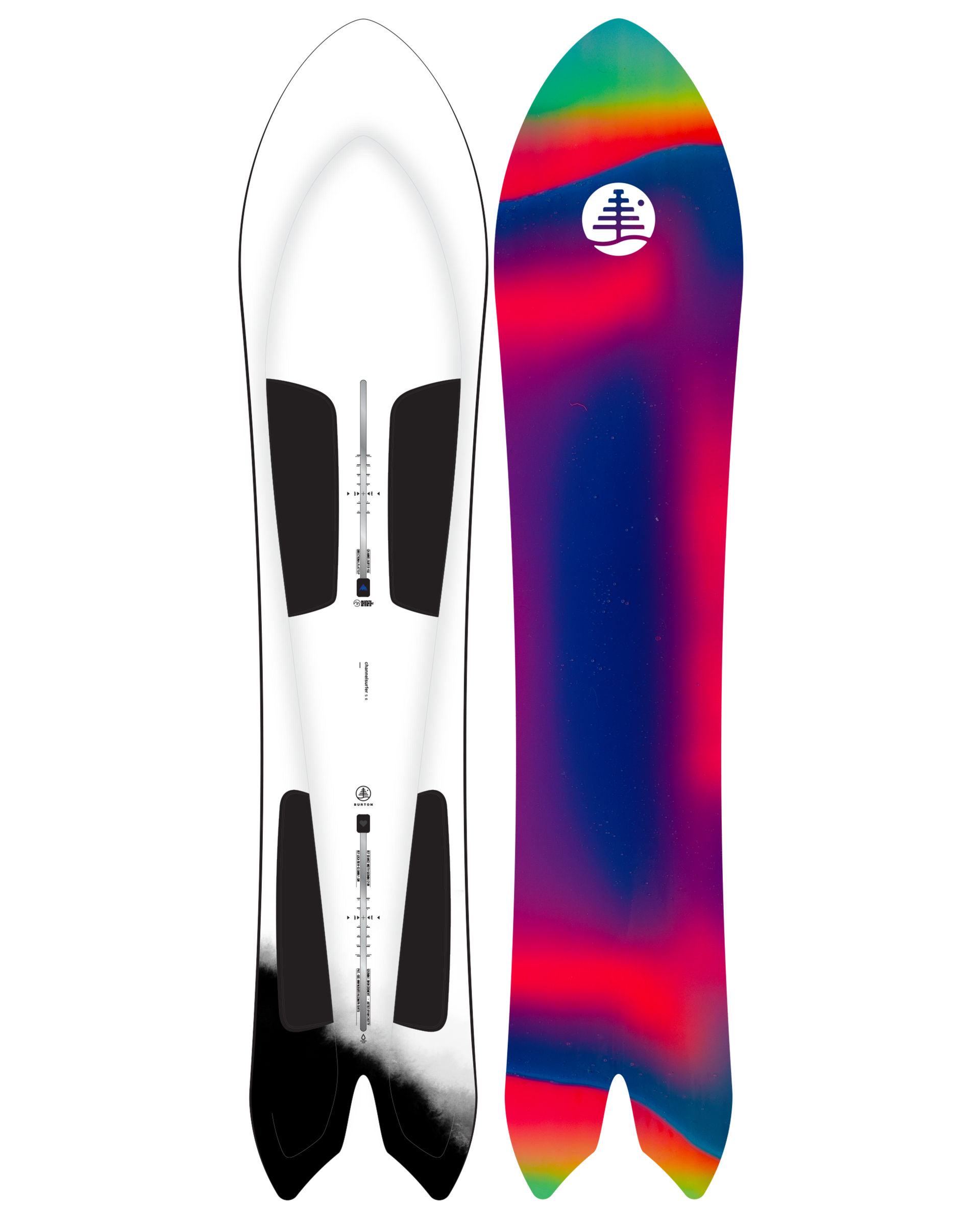 Burton Family Tree 3D Channel Surfer Flat Top Snowboard | Burton
