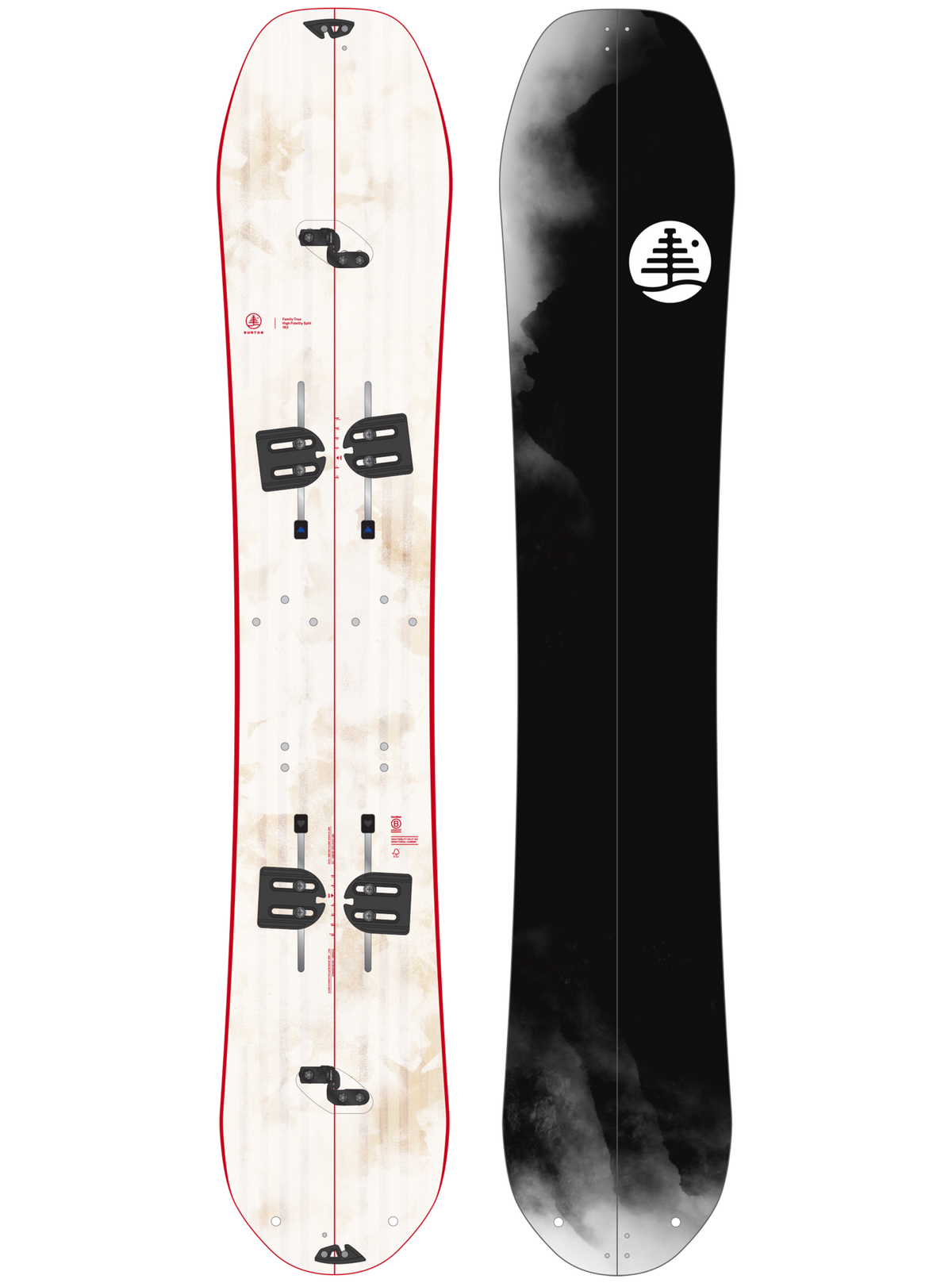 Product image of Burton Family Tree High Fidelity Camber Splitboard[Variant:Black / White]