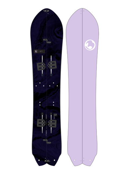 BURTON スノーボード グラフィックデザイン3点セット Burton 3D Fish Directional Flat Top Splitboard | Burton.com Winter
