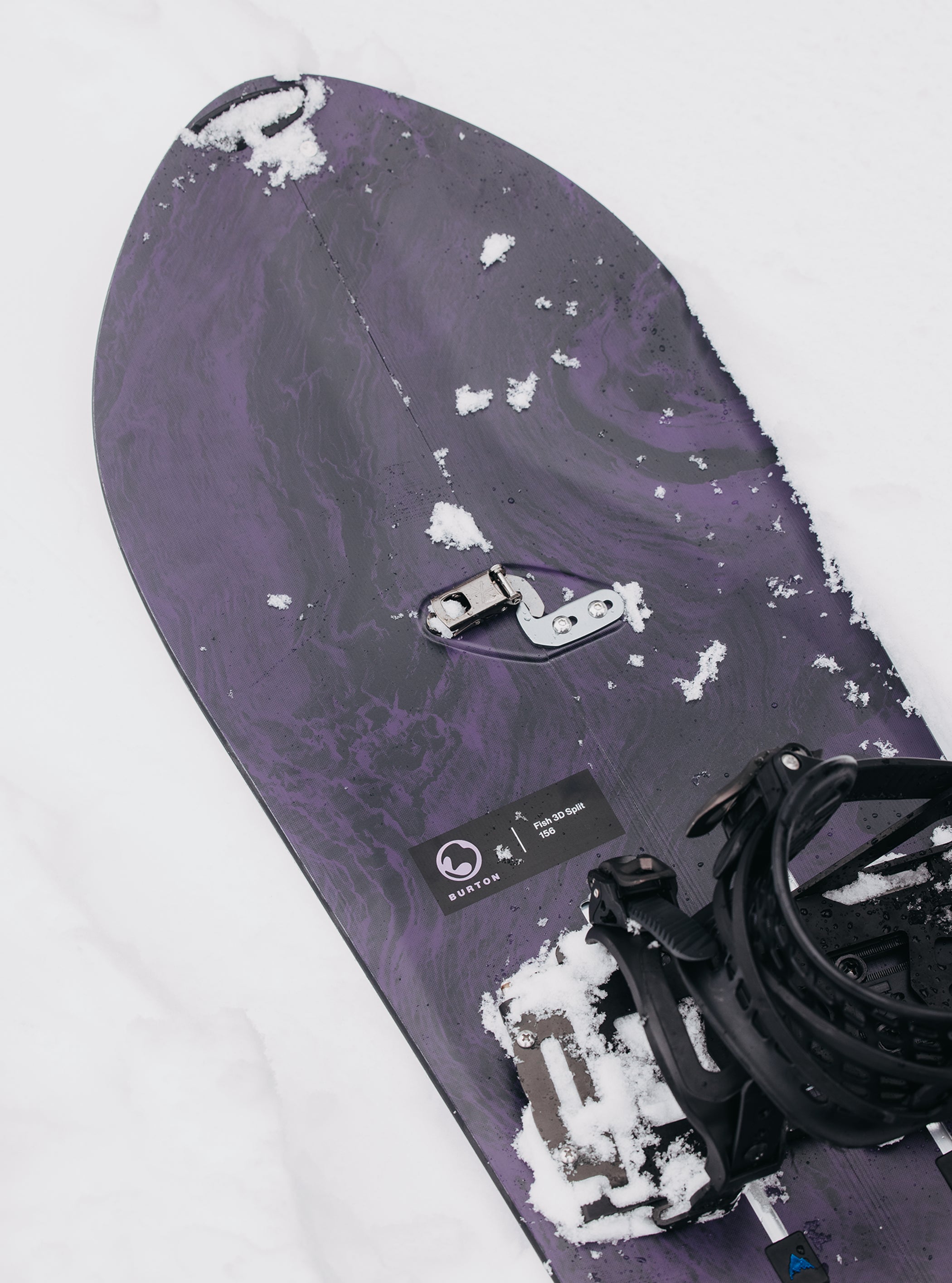 Burton 3D フィッシュ ディレクショナル Flat Top スプリットボード