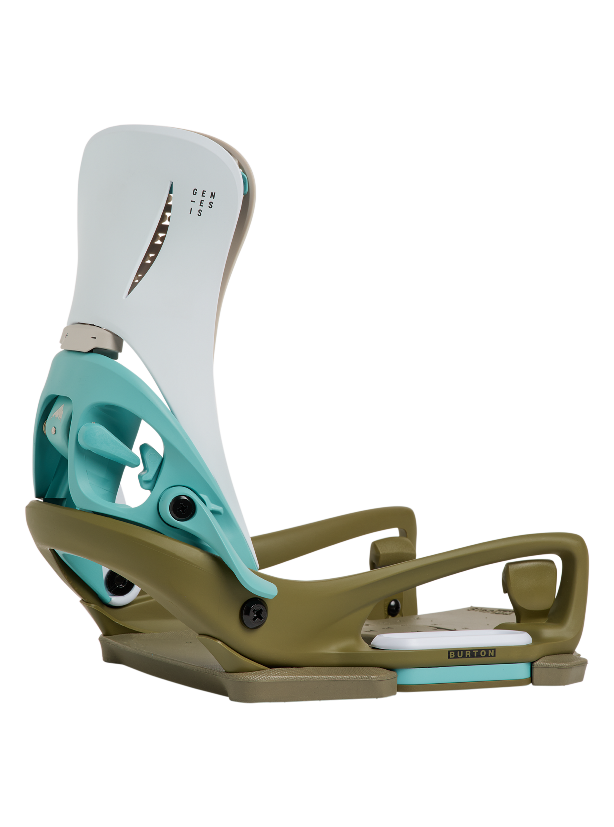 Product image of Men's Burton Step On® Genesis EST® Snowboard Bindings[Variant:White / Dried Moss]