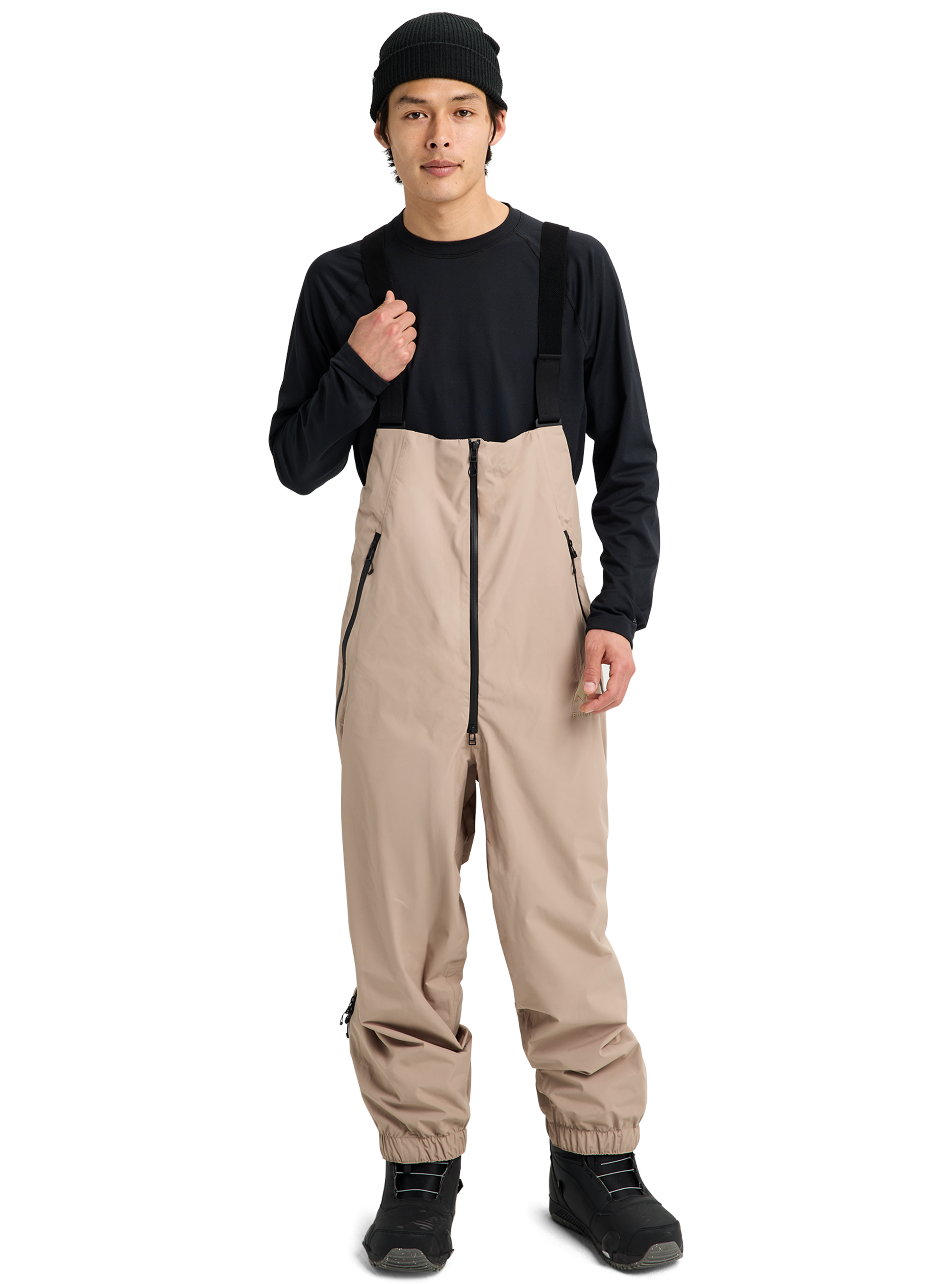 Product image of Burton Futuretrust 2L Bib Pants[Variant:Summit Taupe]