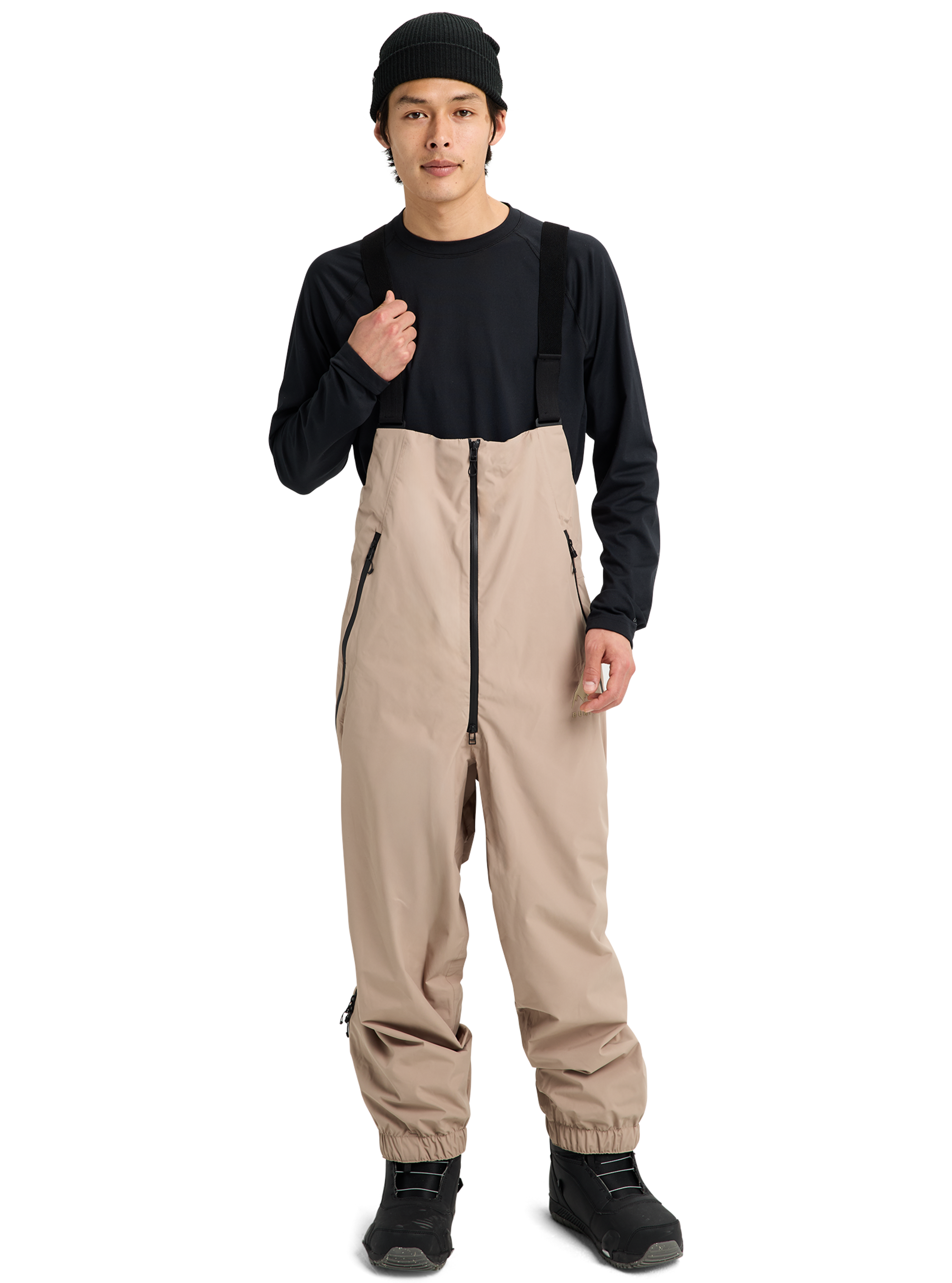 Product image of Burton Futuretrust 2L Bib Pants[Variant:Summit Taupe]