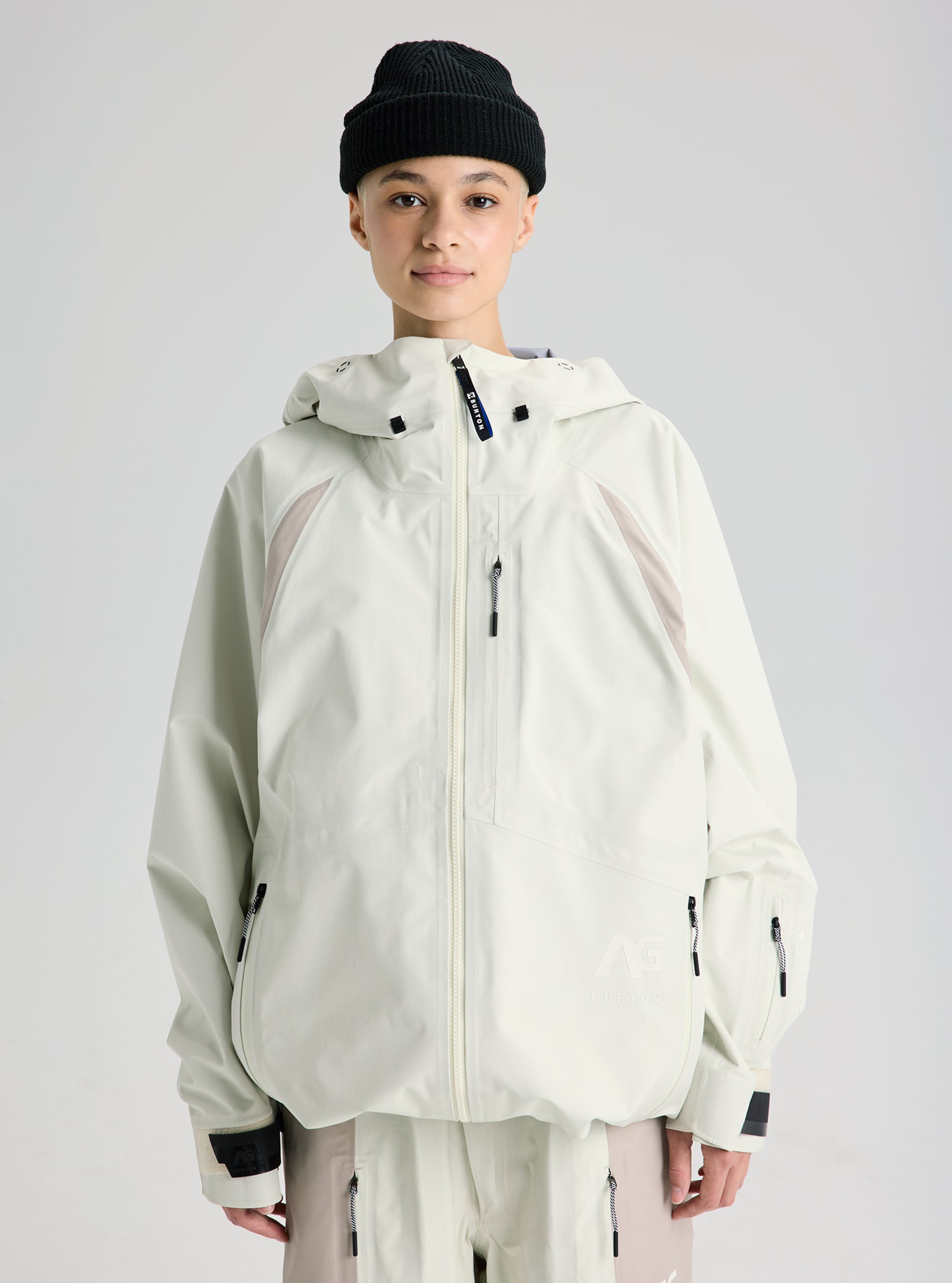 Product image of Burton AG Hardpack GORE-TEX 3L Jacket[Variant:Bone White / Stone Grey]