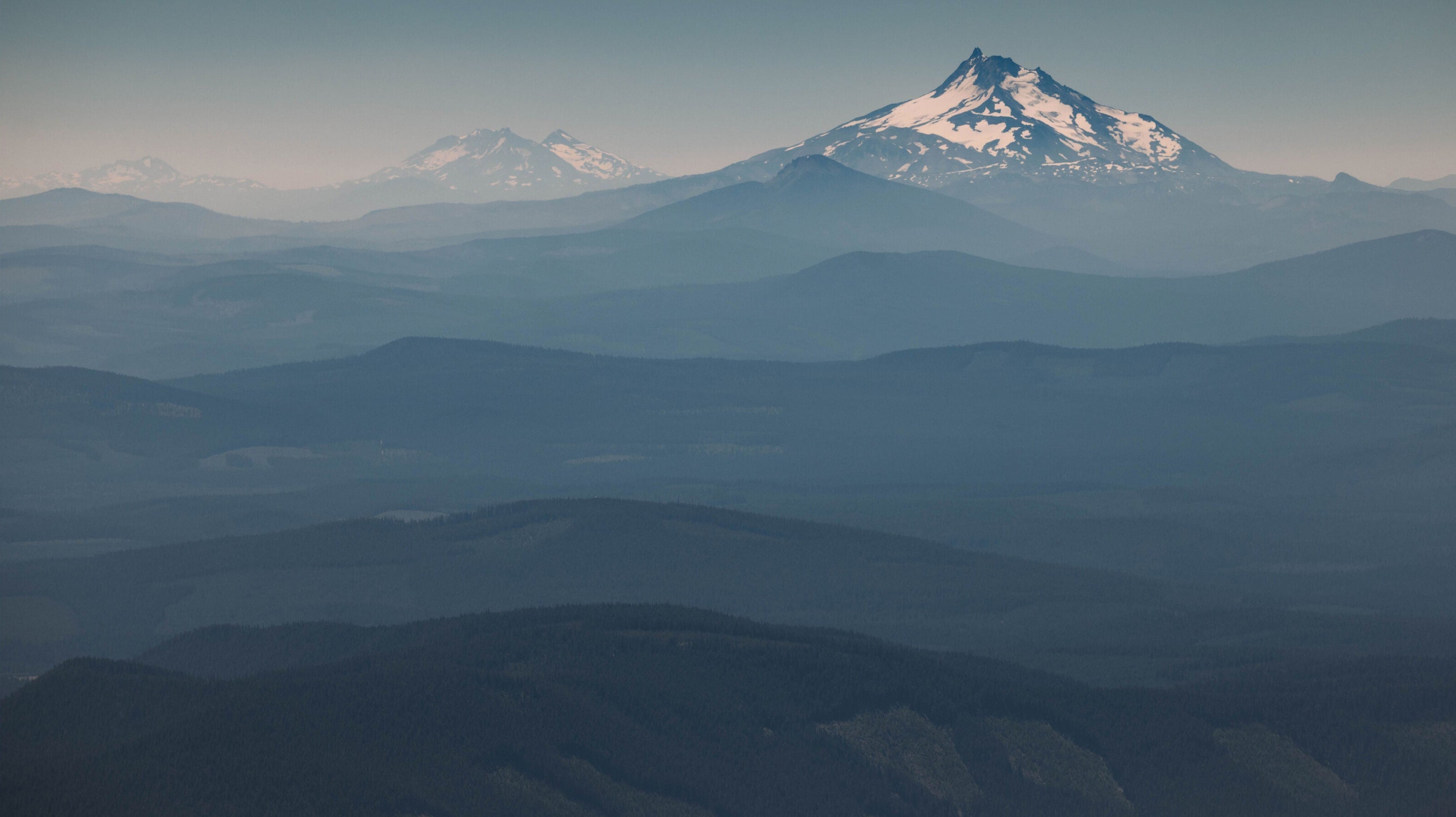 A Panoramic View at Mount Hood