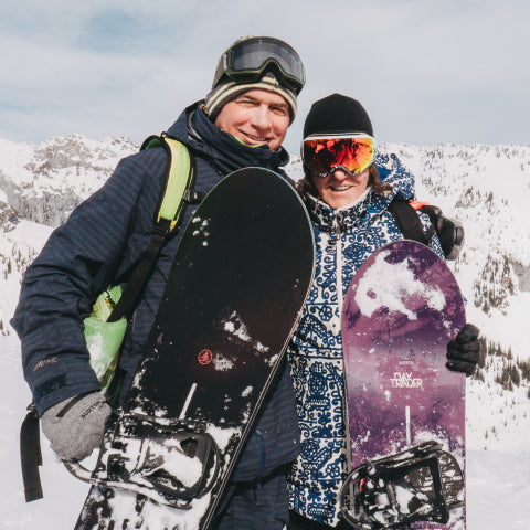 Jake and Donna Carpenter on mountain posing for a photo