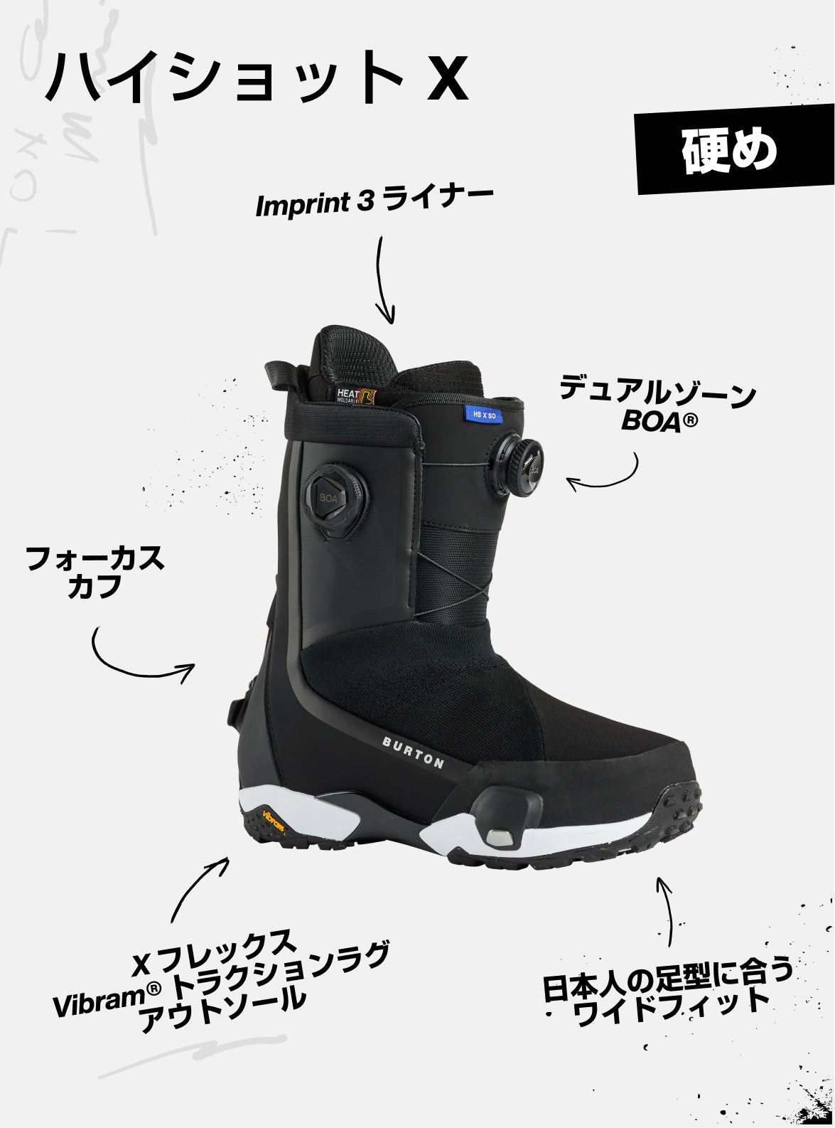 Men's Burton Highshot X Step On® Snowboard Boots | Burton.com