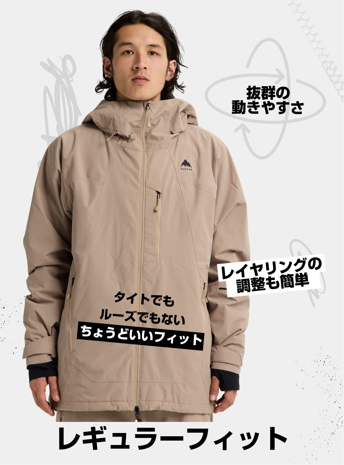 Men's Burton Reserve GORE-TEX 2L Jacket | Burton.com Winter 2026