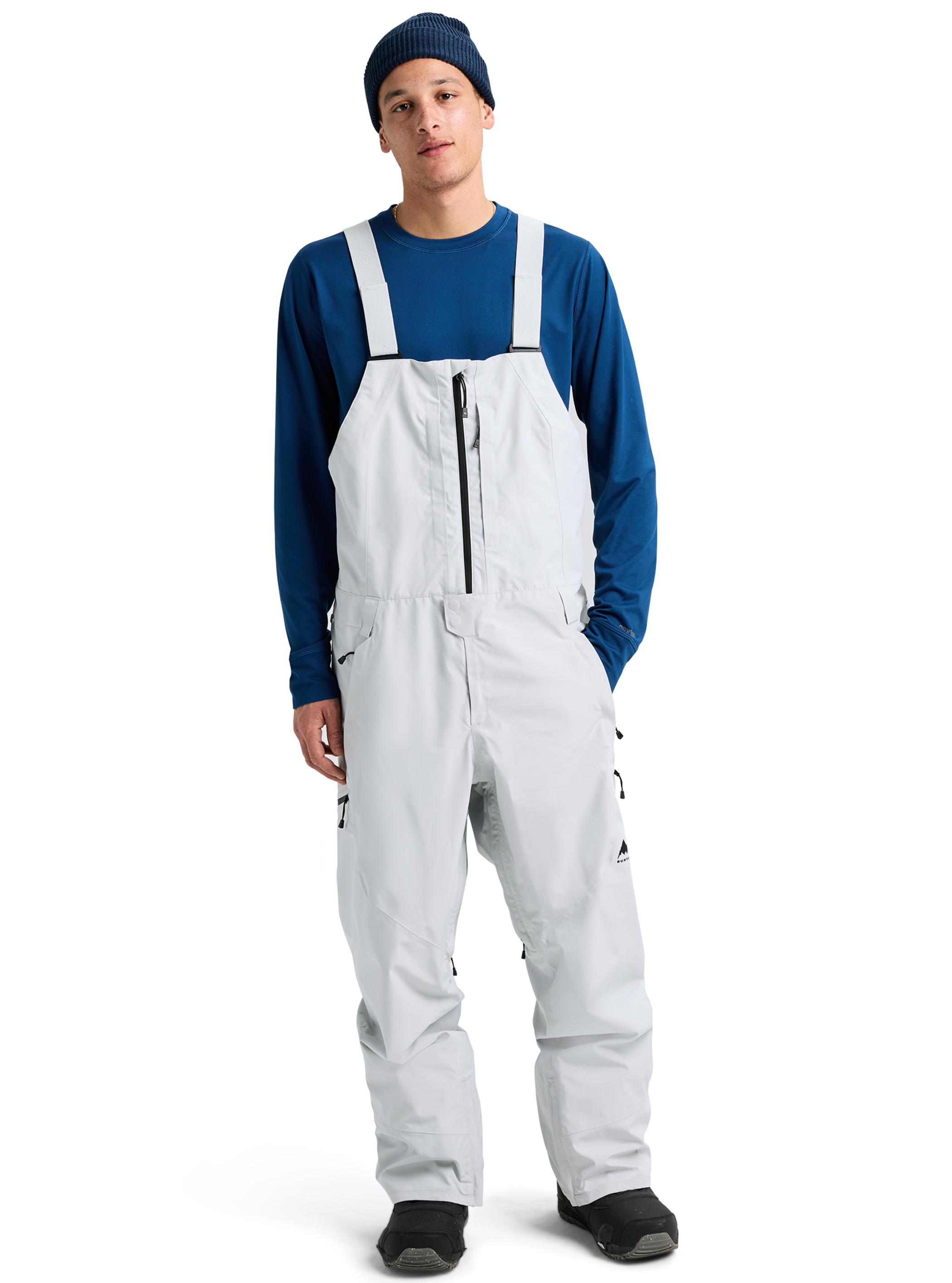 Product image of Men's Burton Reserve GORE-TEX 2L Bib Pants[Variant:Gray Cloud]