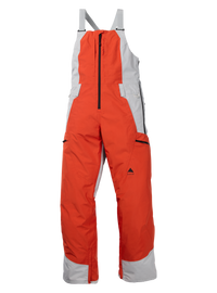 Product image of Women's Burton Reserve GORE-TEX 2L Bib Pants[Variant:Fiesta Red / Gray Cloud]