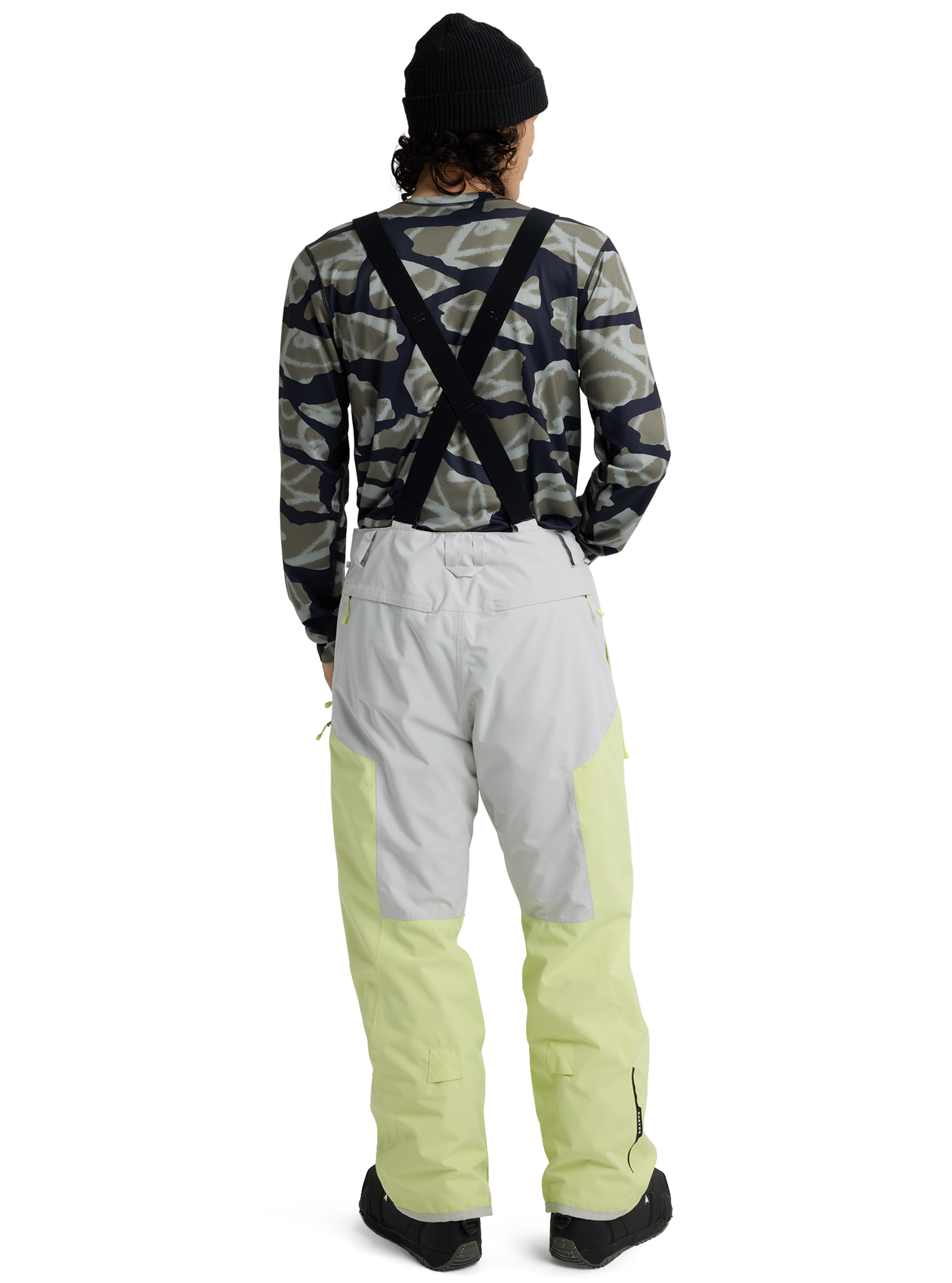Product image of Men's Burton Reserve 2L 3-In-1 Pants[Variant:Glow Yellow Green / Gray Cloud]