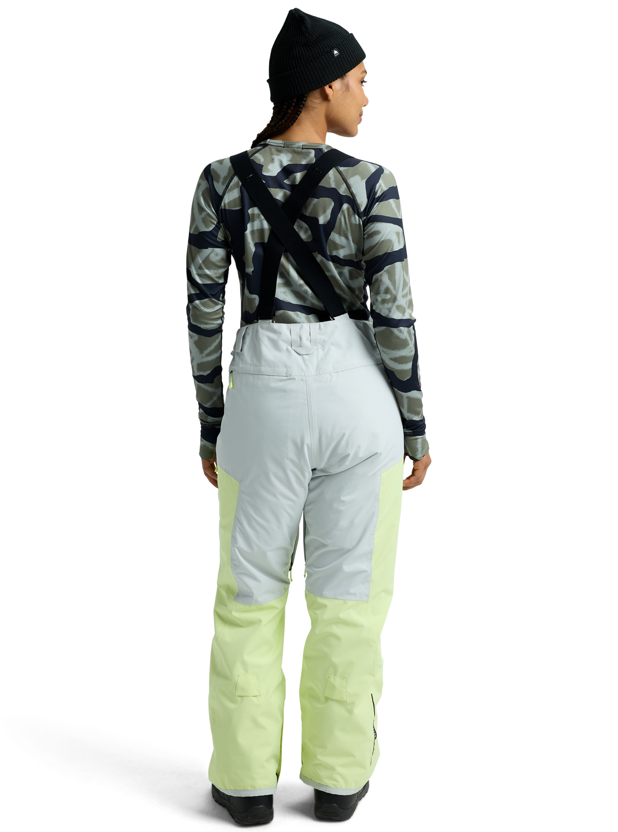 Product image of Women's Burton Reserve 2L 3-in-1 Pants[Variant:Glow Yellow Green / Gray Cloud]