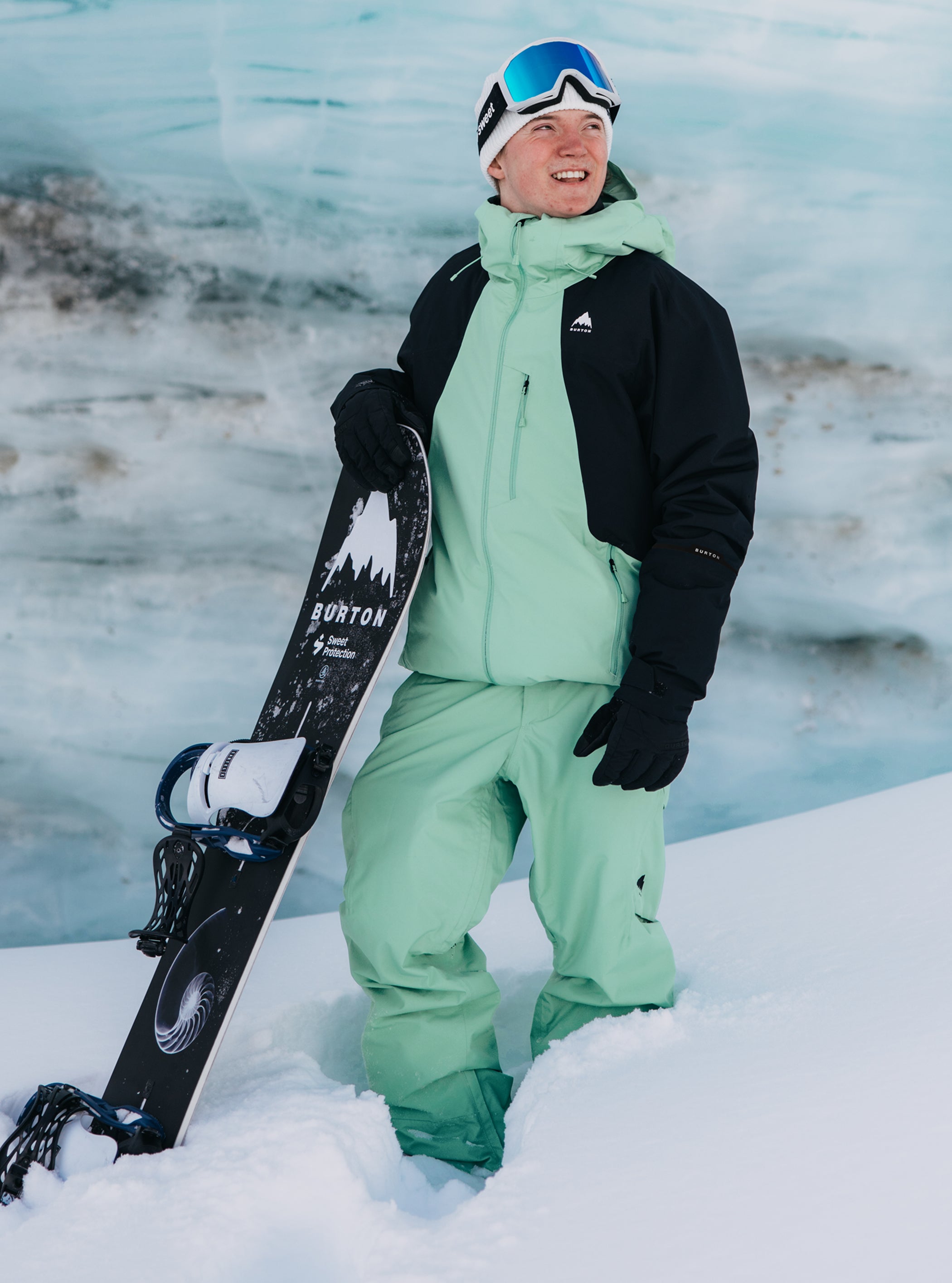 Product image of Men's Burton Reserve 2L Jacket (Sample)[Variant:Soft Sage / True Black]