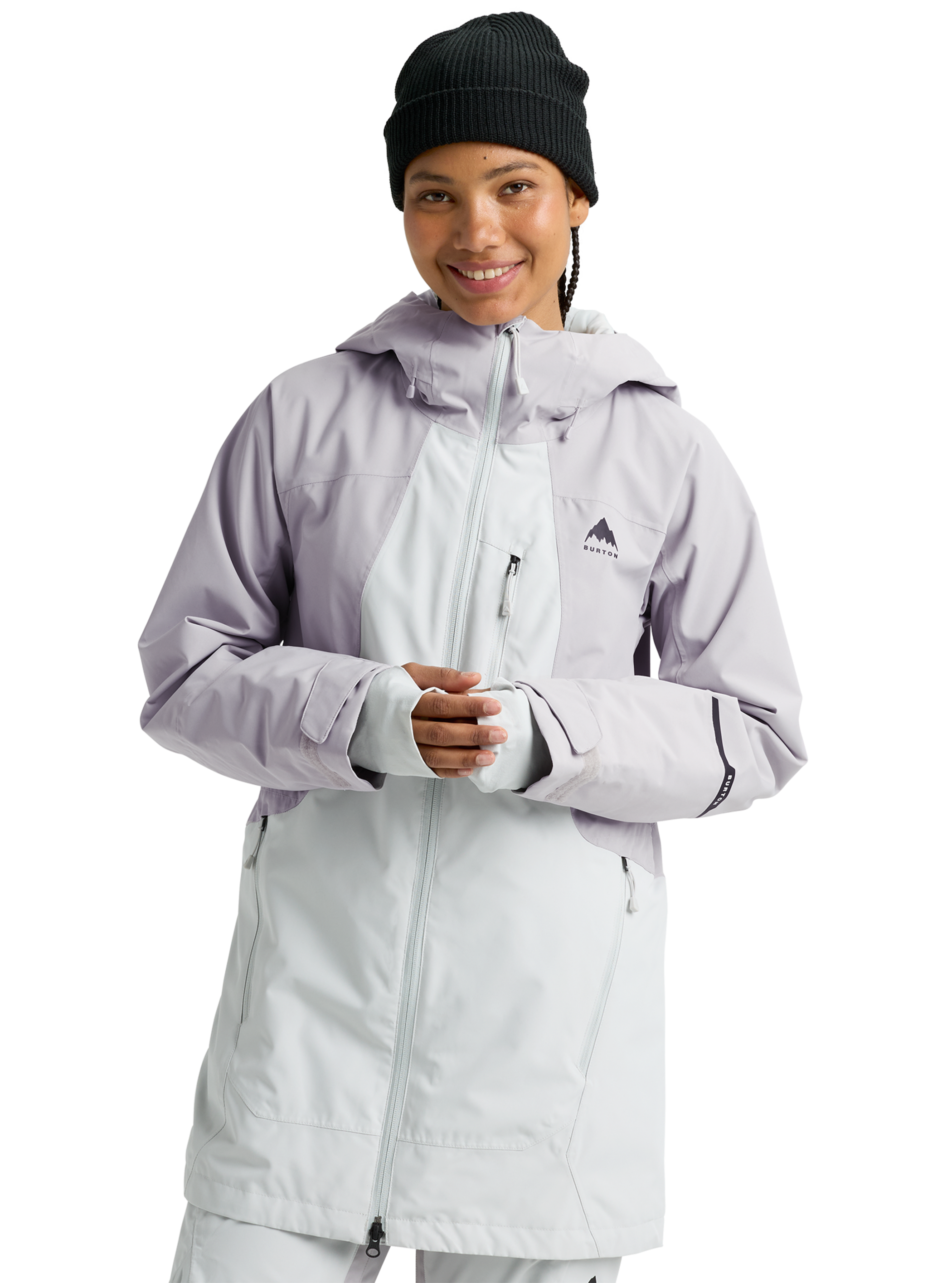 Product image of Women's Burton Reserve 2L Jacket[Variant:Washed Lavender / Gray Cloud]