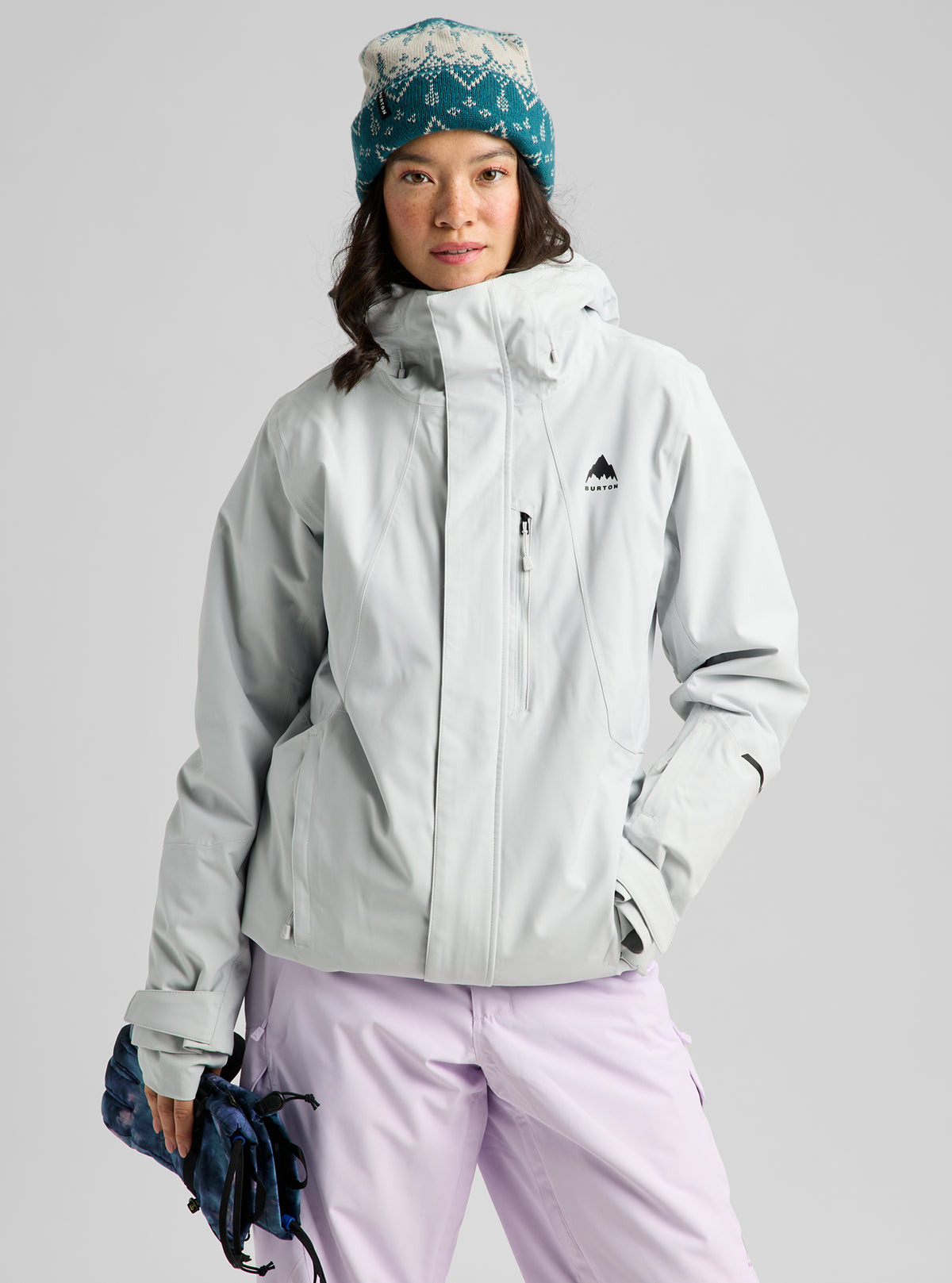Product image of Women's Burton Reserve 2L Insulated Stretch Slim Jacket[Variant:Gray Cloud]