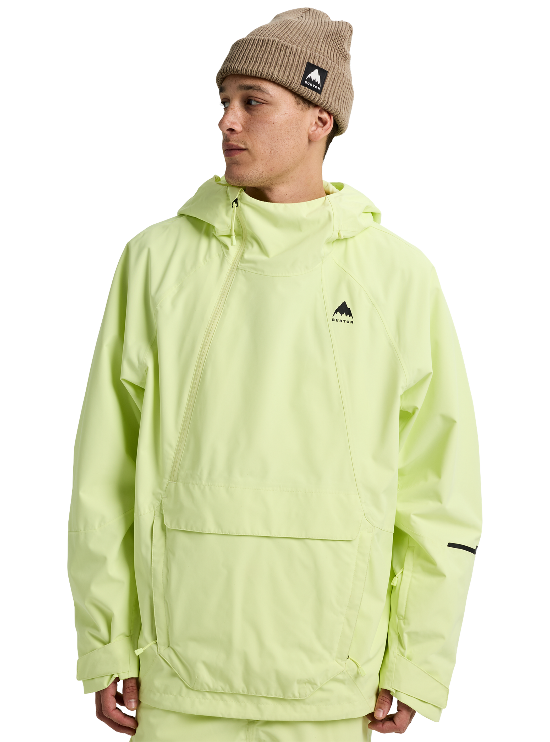 Product image of Men's Burton Reserve 2L Relaxed Anorak Jacket[Variant:Glow Yellow Green]