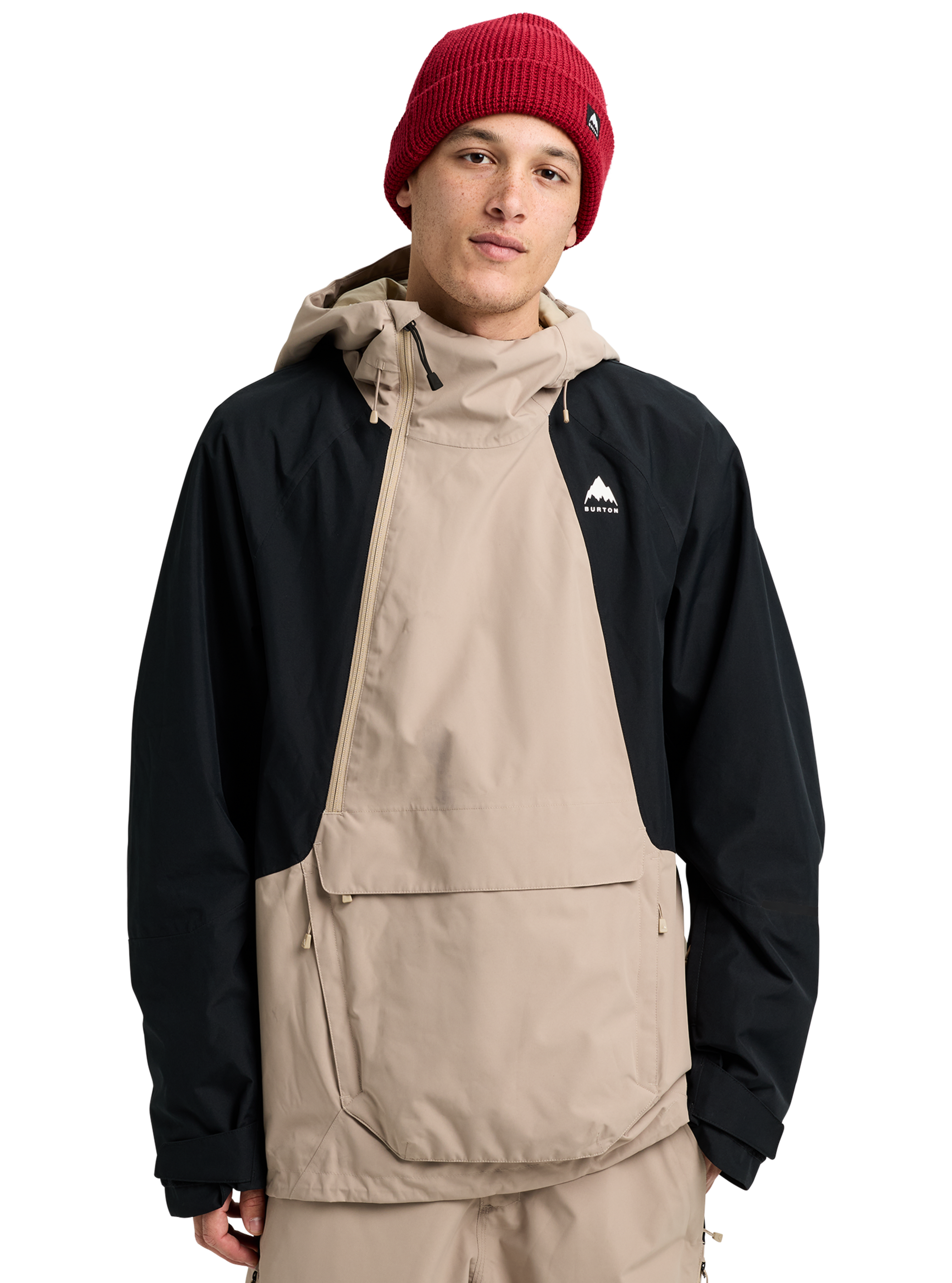 Product image of Men's Burton Reserve 2L Relaxed Anorak Jacket[Variant:Summit Taupe / True Black]