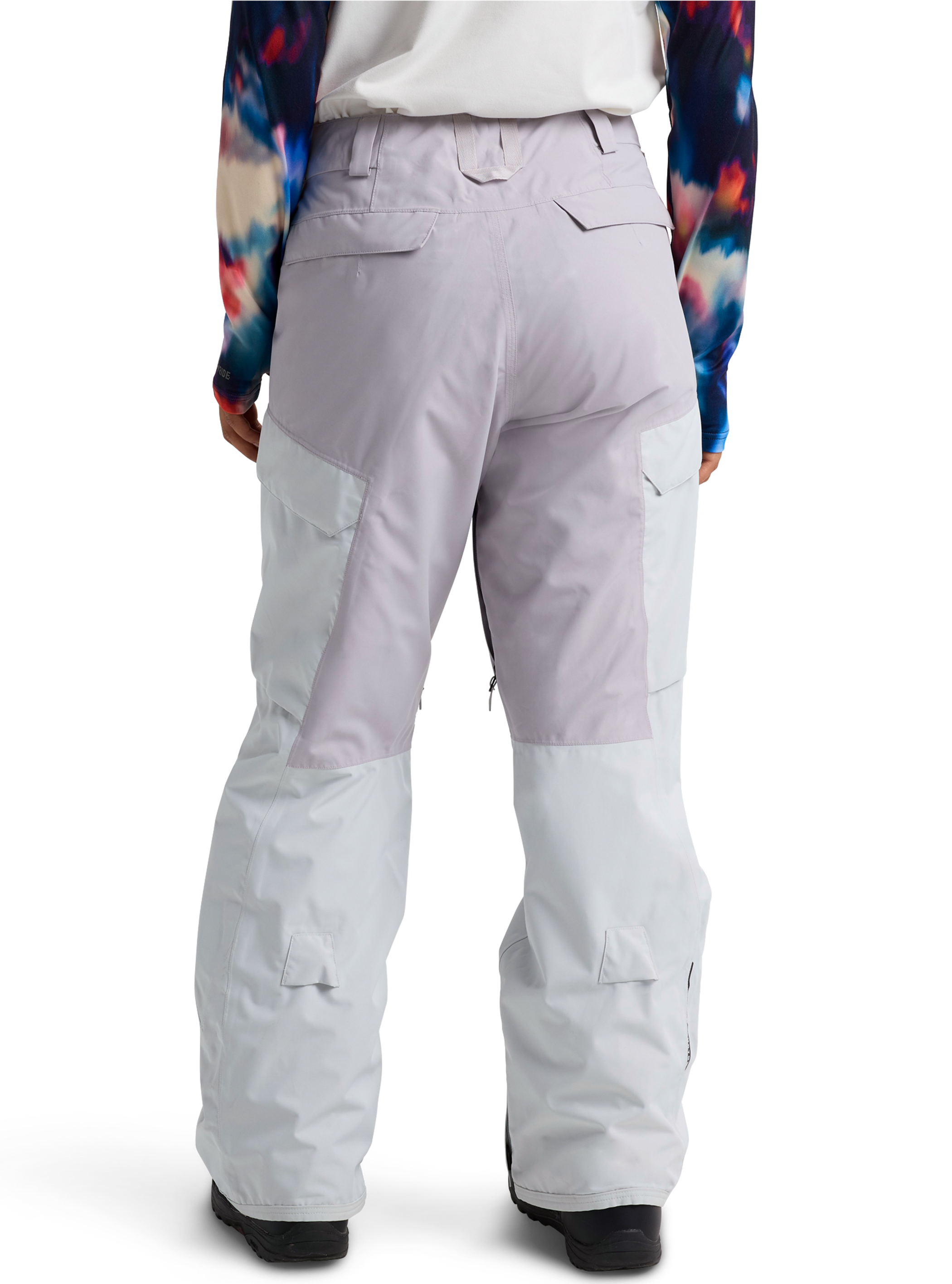 Product image of Women's Burton Reserve 2L Pants[Variant:Gray Cloud / Washed Lavender]