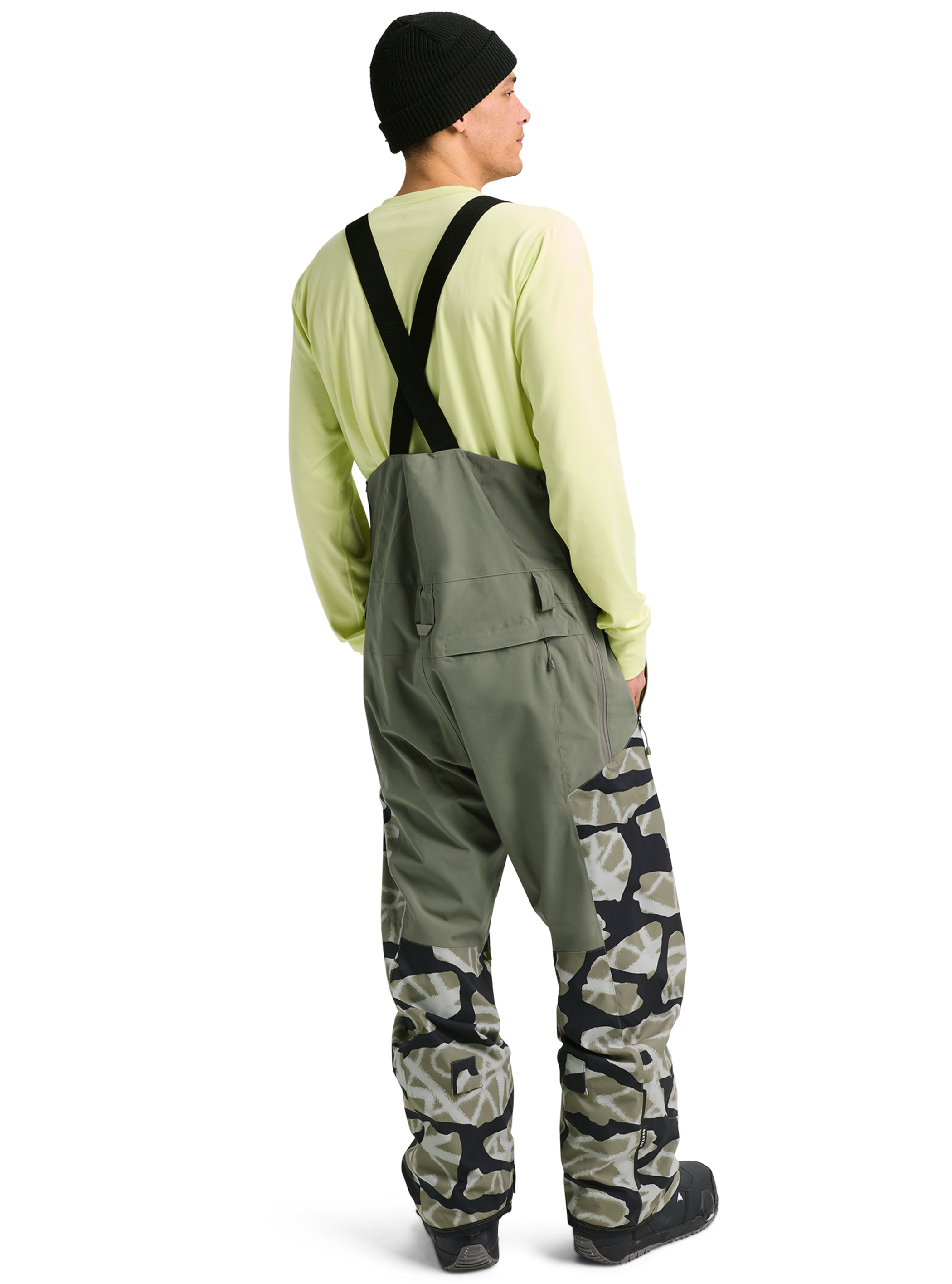 Product image of Men's Burton Reserve 2L Bibs (Sample)[Variant:Graffiti Camo / Forest Moss]