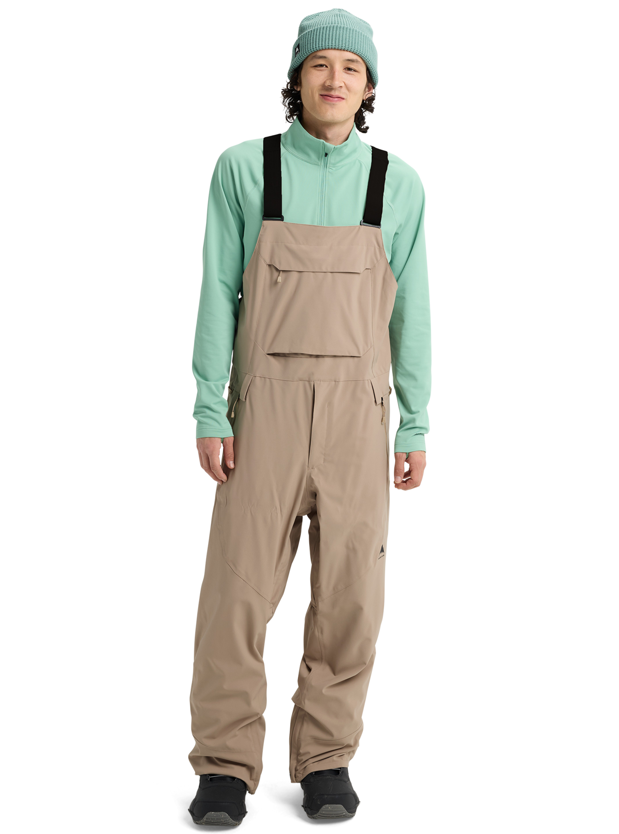 Product image of Men's Burton Reserve 2L Bib Pants[Variant:Summit Taupe]