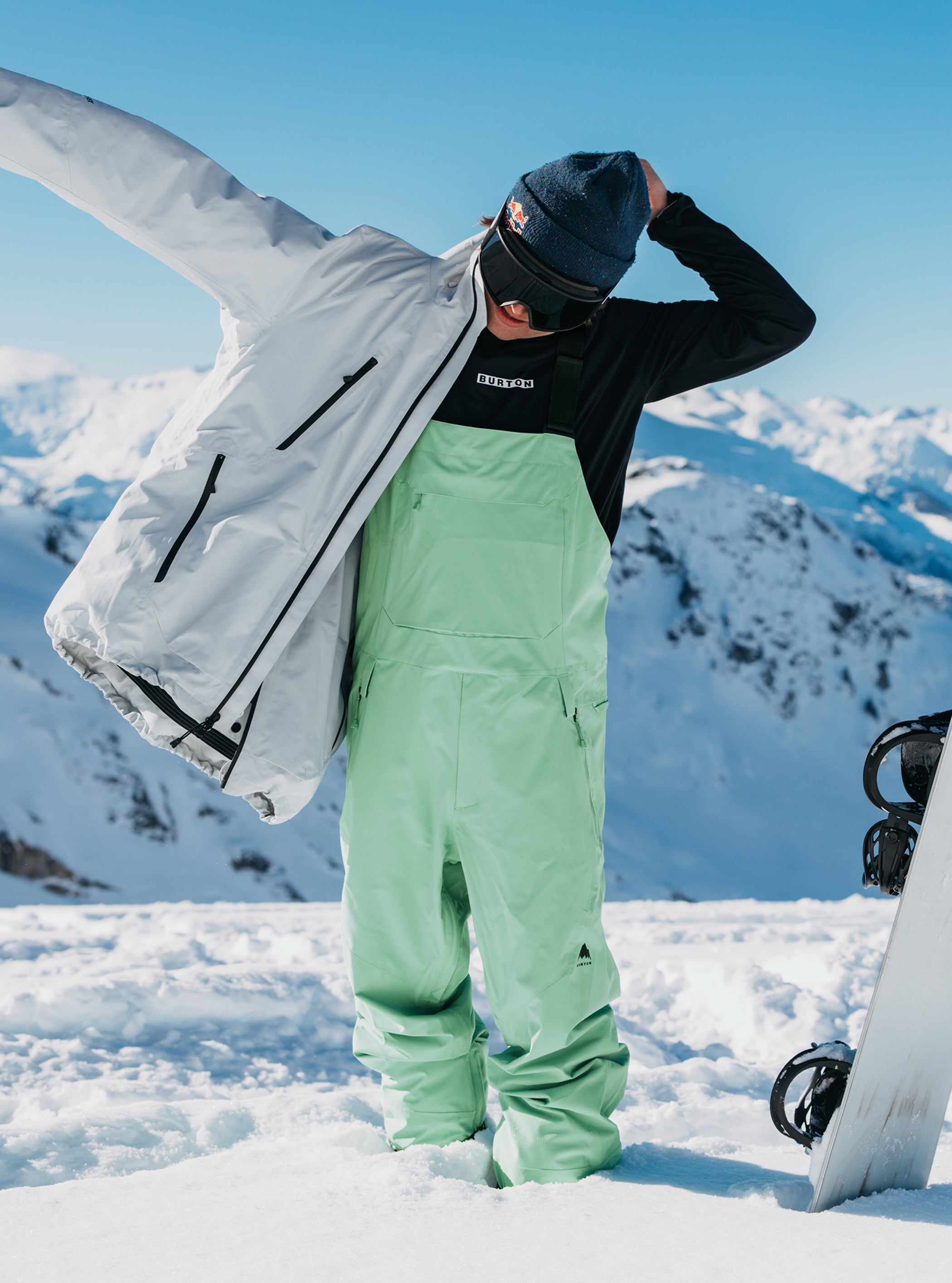 Product image of Men's Burton Reserve 2L Bib Pants[Variant:Soft Sage]