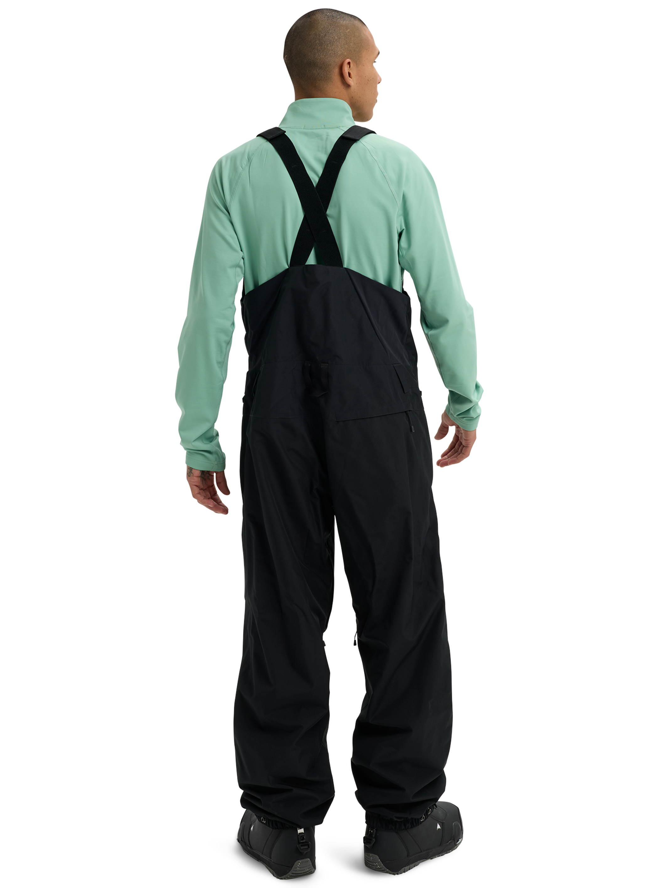 Product image of Men's Burton Reserve 2L Relaxed Bib Pants[Variant:True Black]