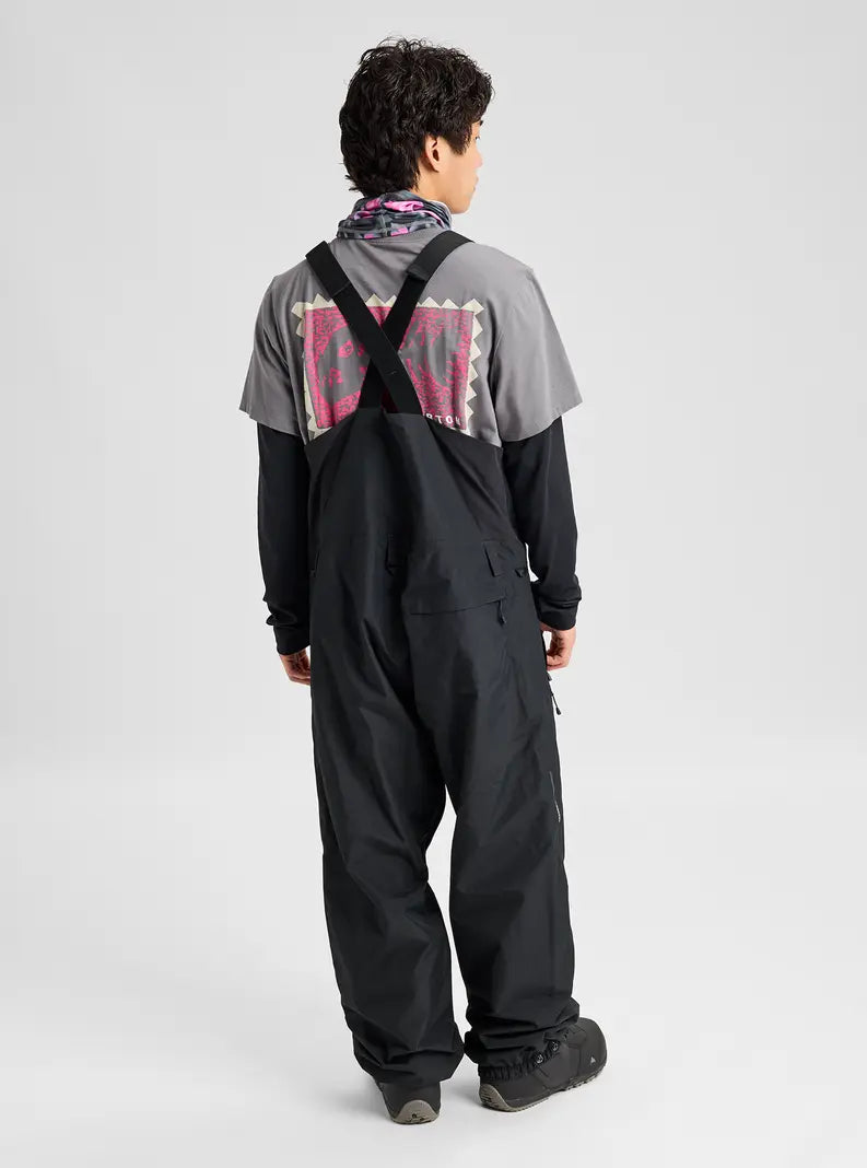 Product image of Men's Burton Reserve 2L Relaxed Bib Pants[Variant:True Black]