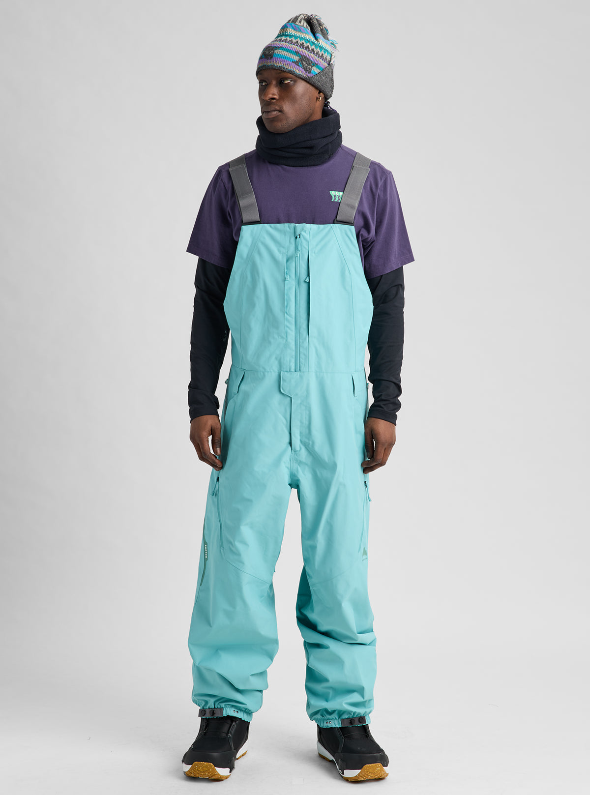 Product image of Men's Burton Reserve 2L Relaxed Bib Pants[Variant:Mineral Blue]