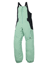 Product image of Women's Burton Reserve 2L Bib Pants (Sample)[Variant:Soft Sage / True Black]