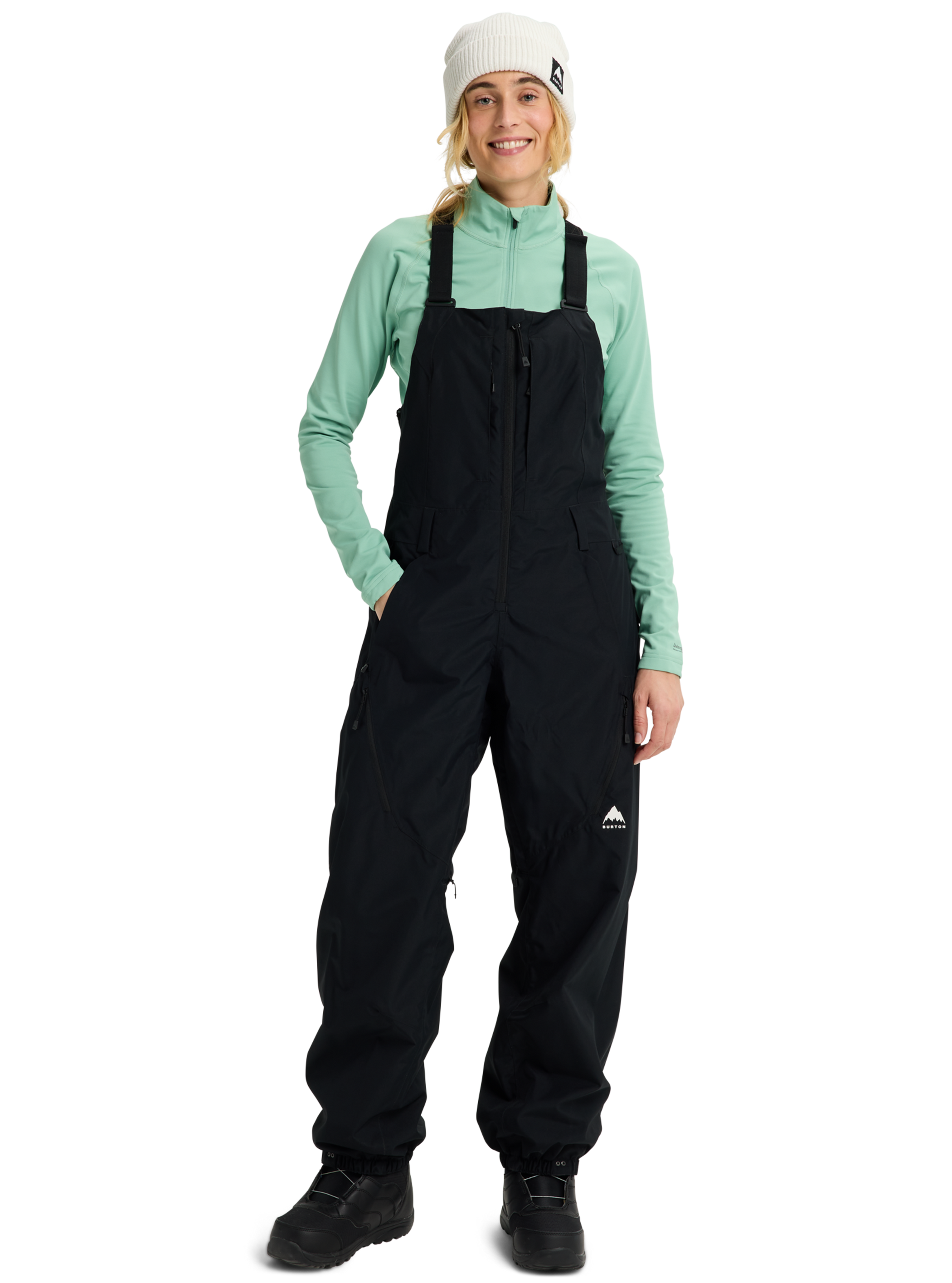 Product image of Women's Burton Reserve 2L Bib Pants[Variant:True Black]