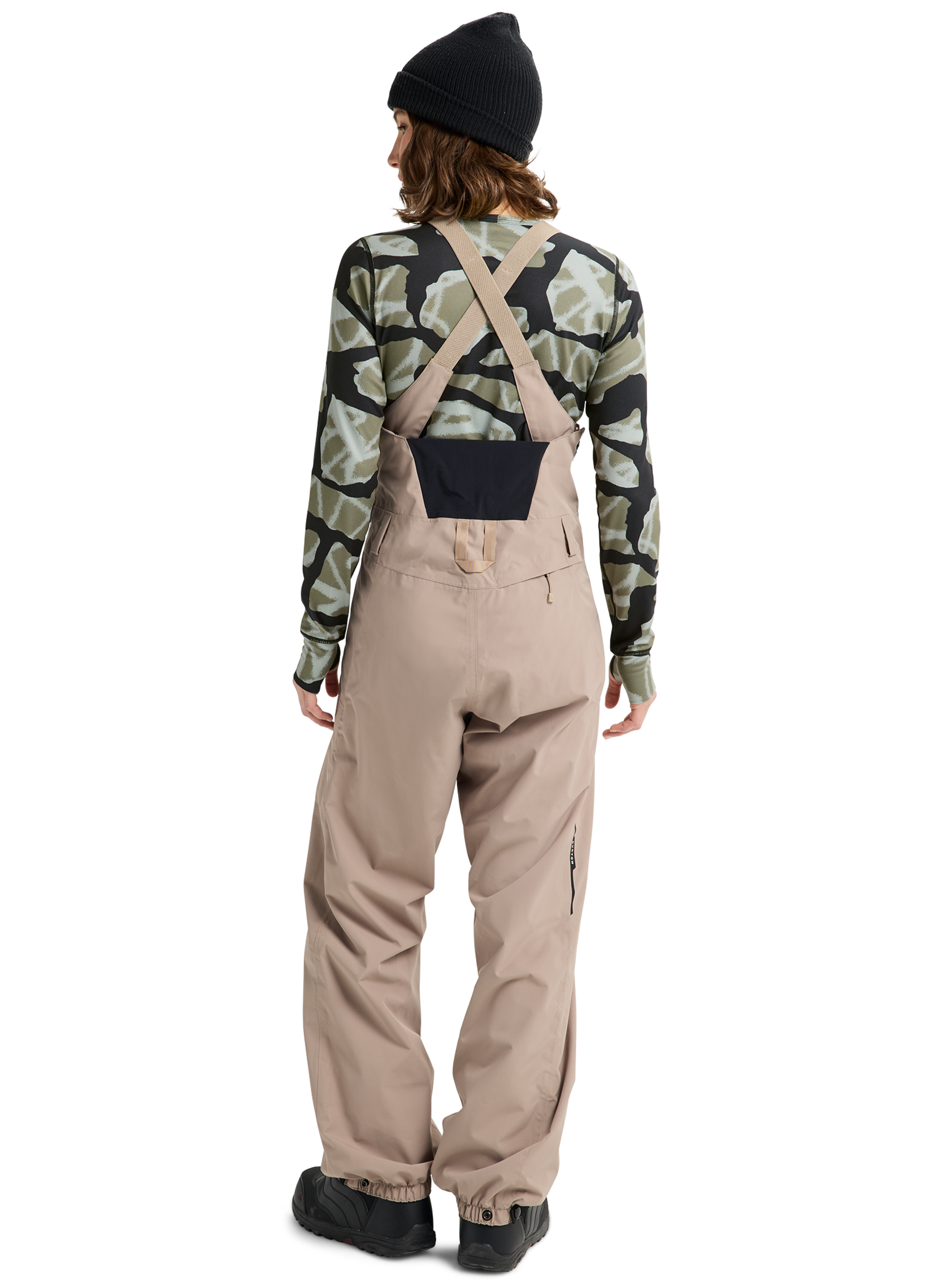 Product image of Women's Burton Reserve 2L Bib Pants[Variant:Summit Taupe]