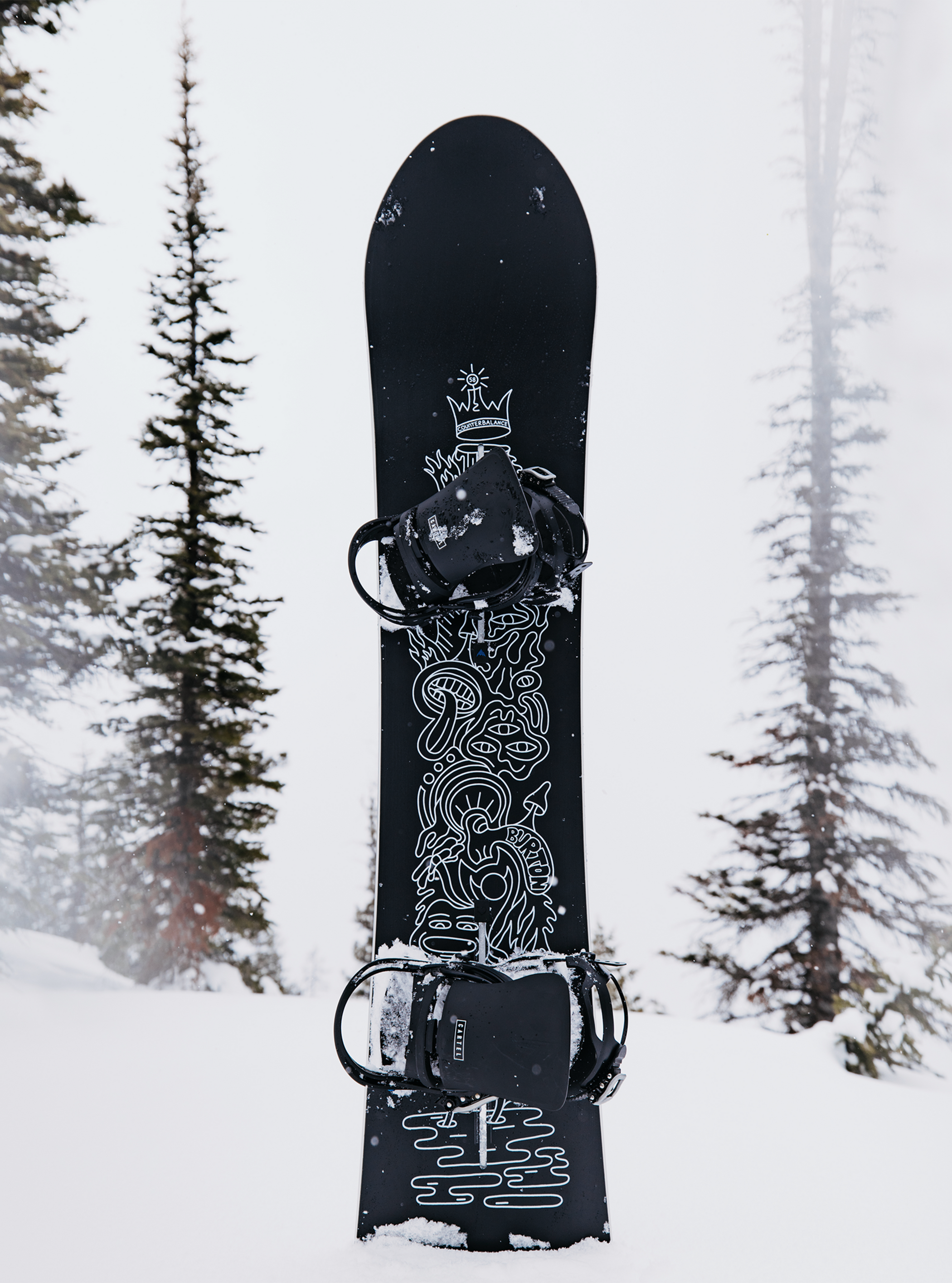 Burton カウンターバランス キャンバー スノーボード