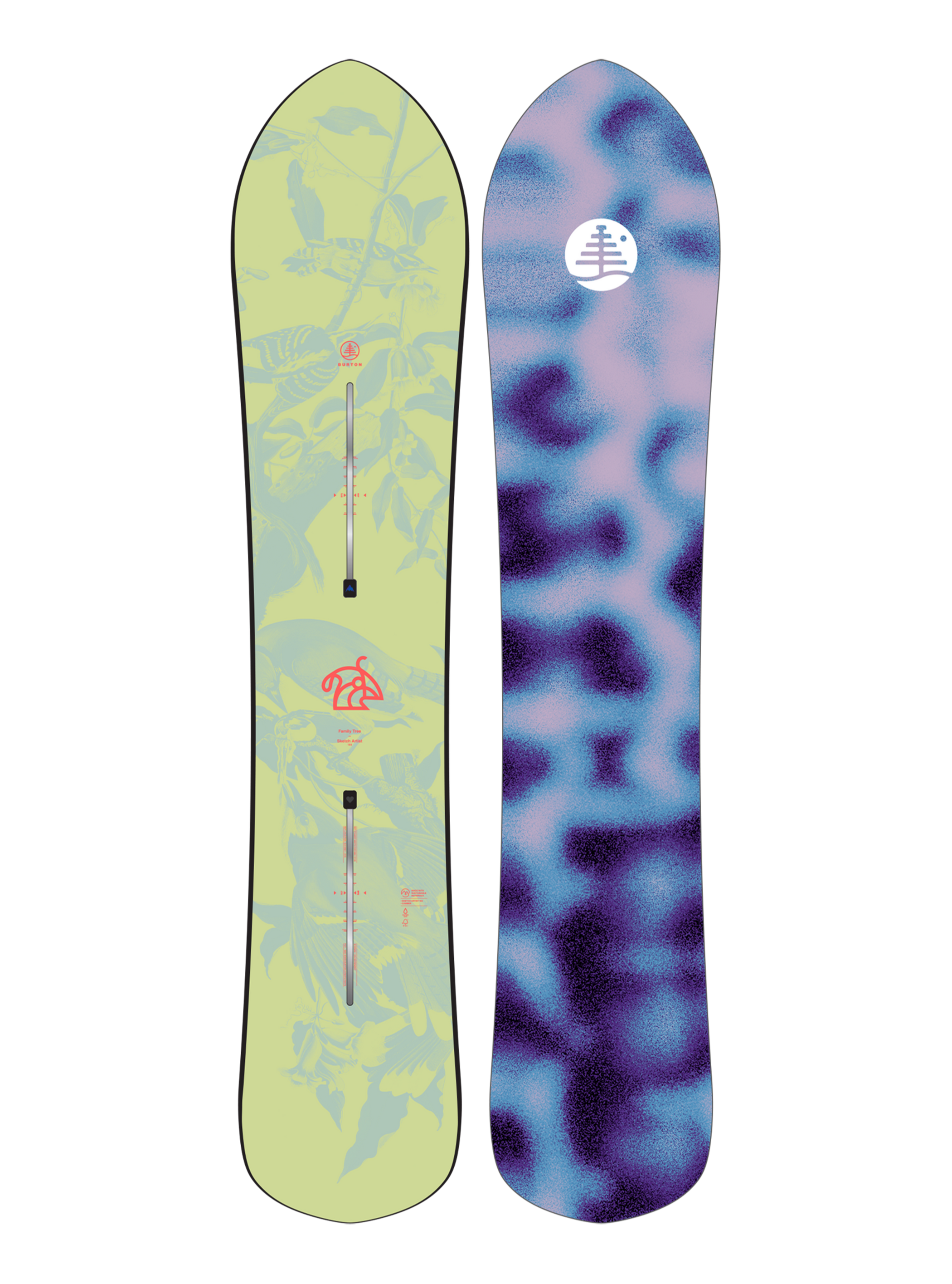 Burton ファミリーツリー スケッチアーティスト キャンバー スノーボード