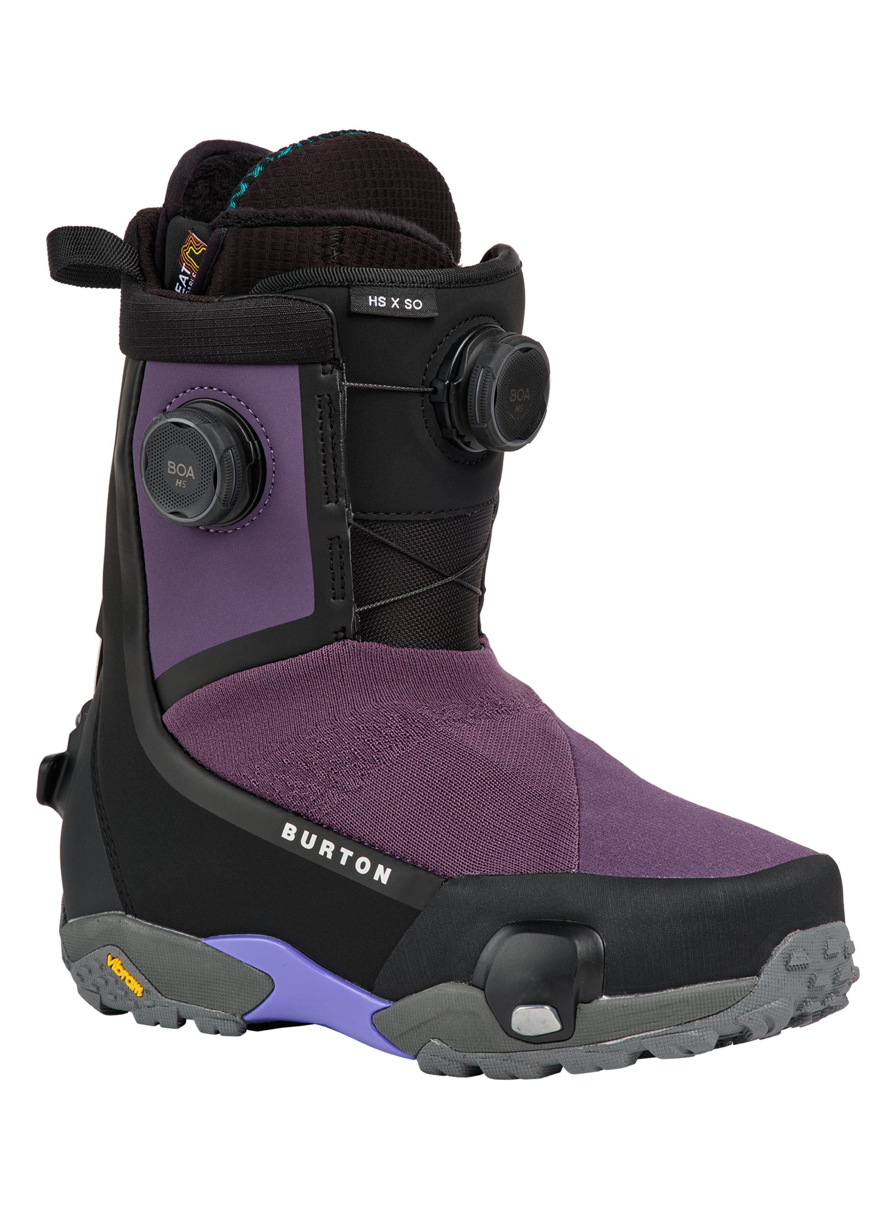 BURTON◇スノーボードブーツ/23.5cm/クイックレーシング/BLK/MINT